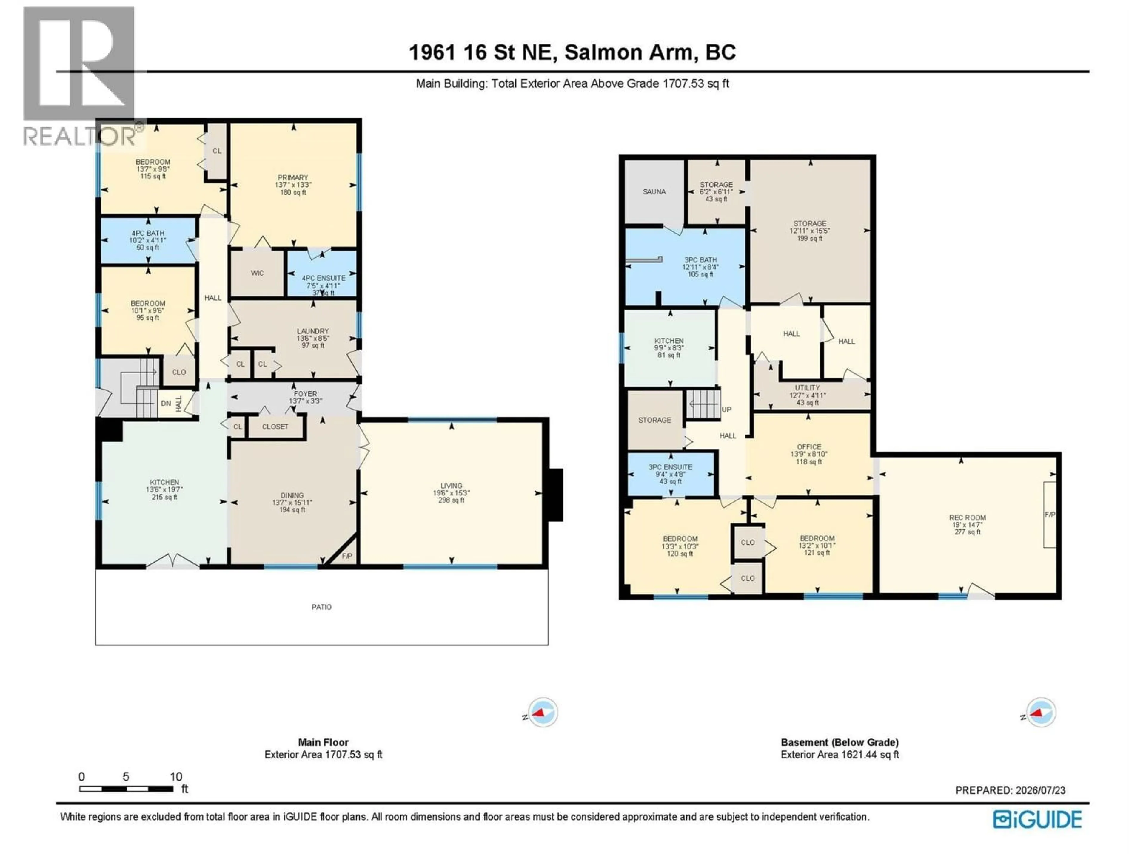 Floor plan for 1961 16 STREET NORTHEAST, Salmon Arm British Columbia V1E3Z8