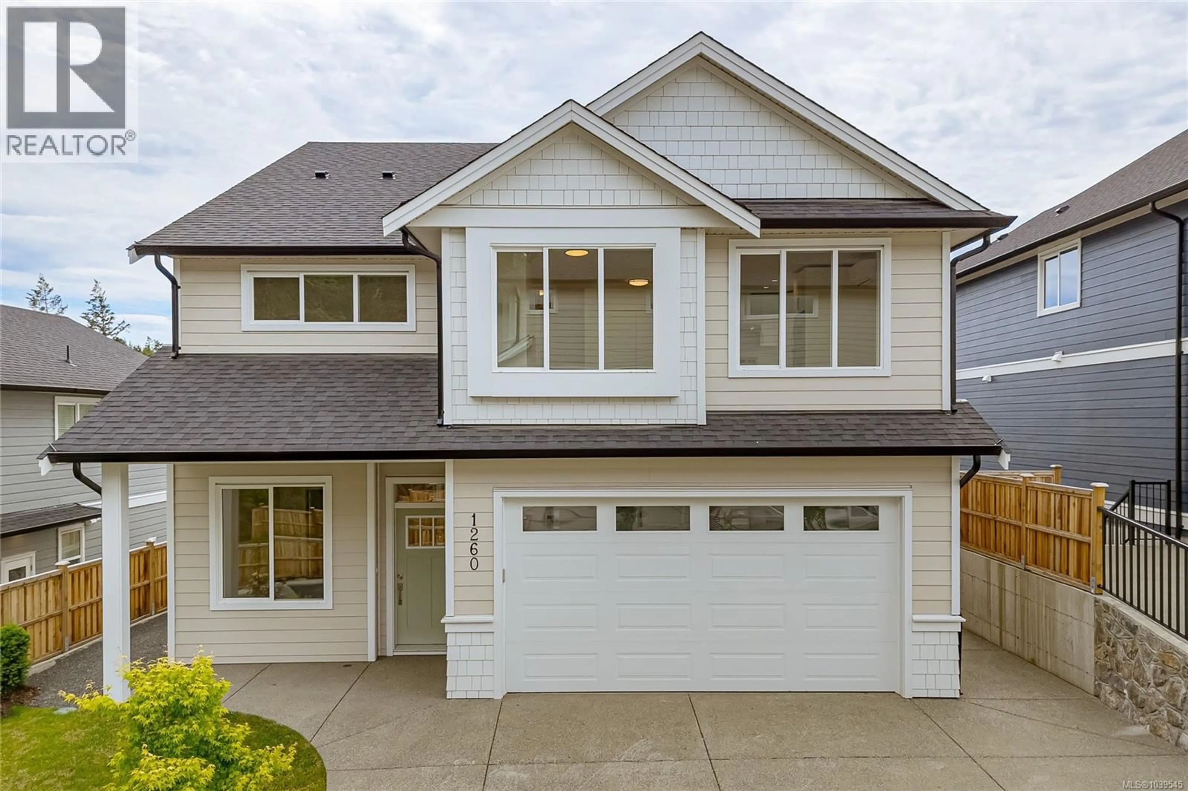 Home with vinyl exterior material, street for 1260 ASHMORE TERRACE, Langford British Columbia V9C0S6