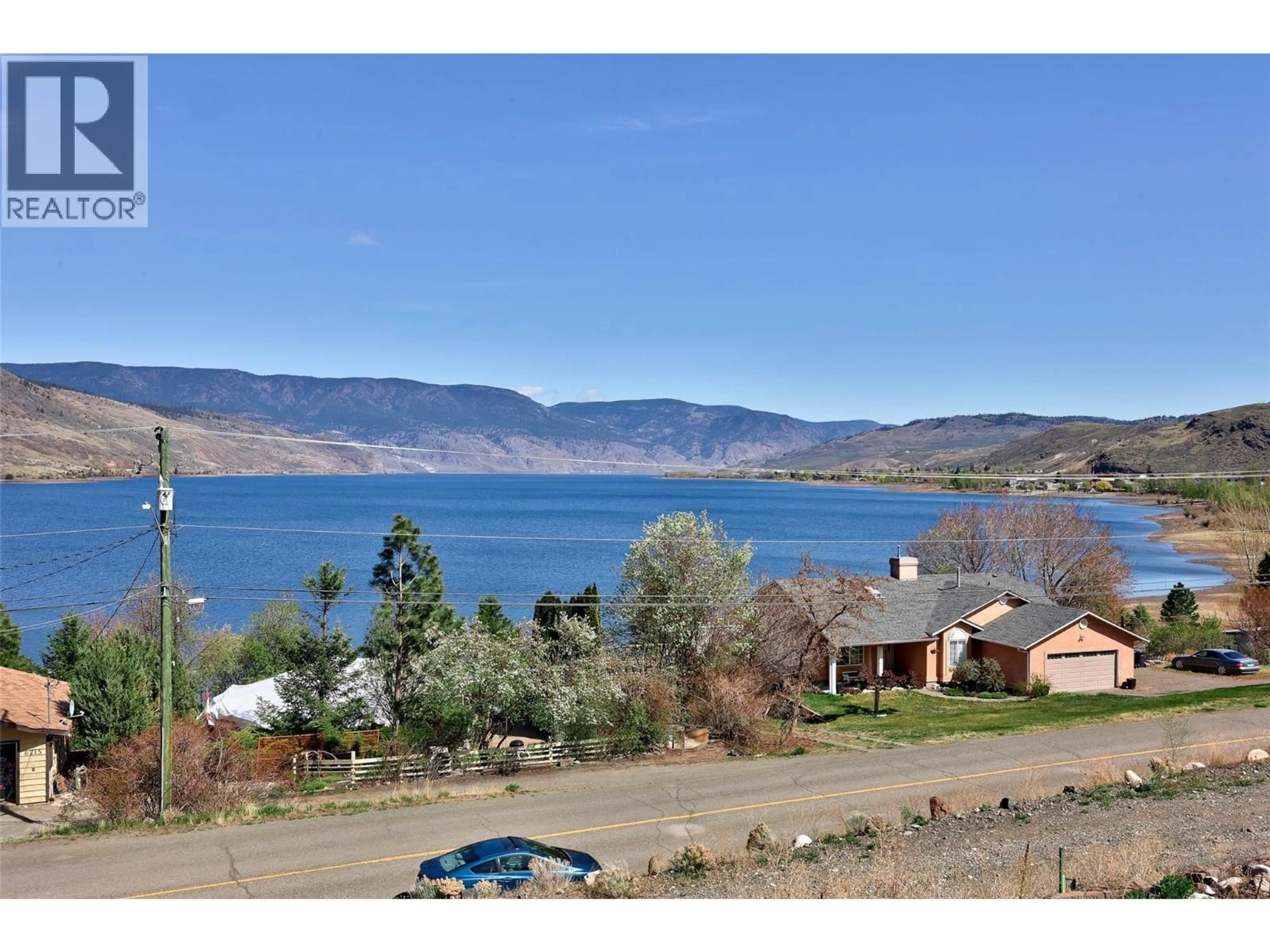 A pic from outside/outdoor area/front of a property/back of a property/a pic from drone, water/lake/river/ocean view for 6216 SAVONA ACCESS ROAD, Kamloops British Columbia V0K2J0