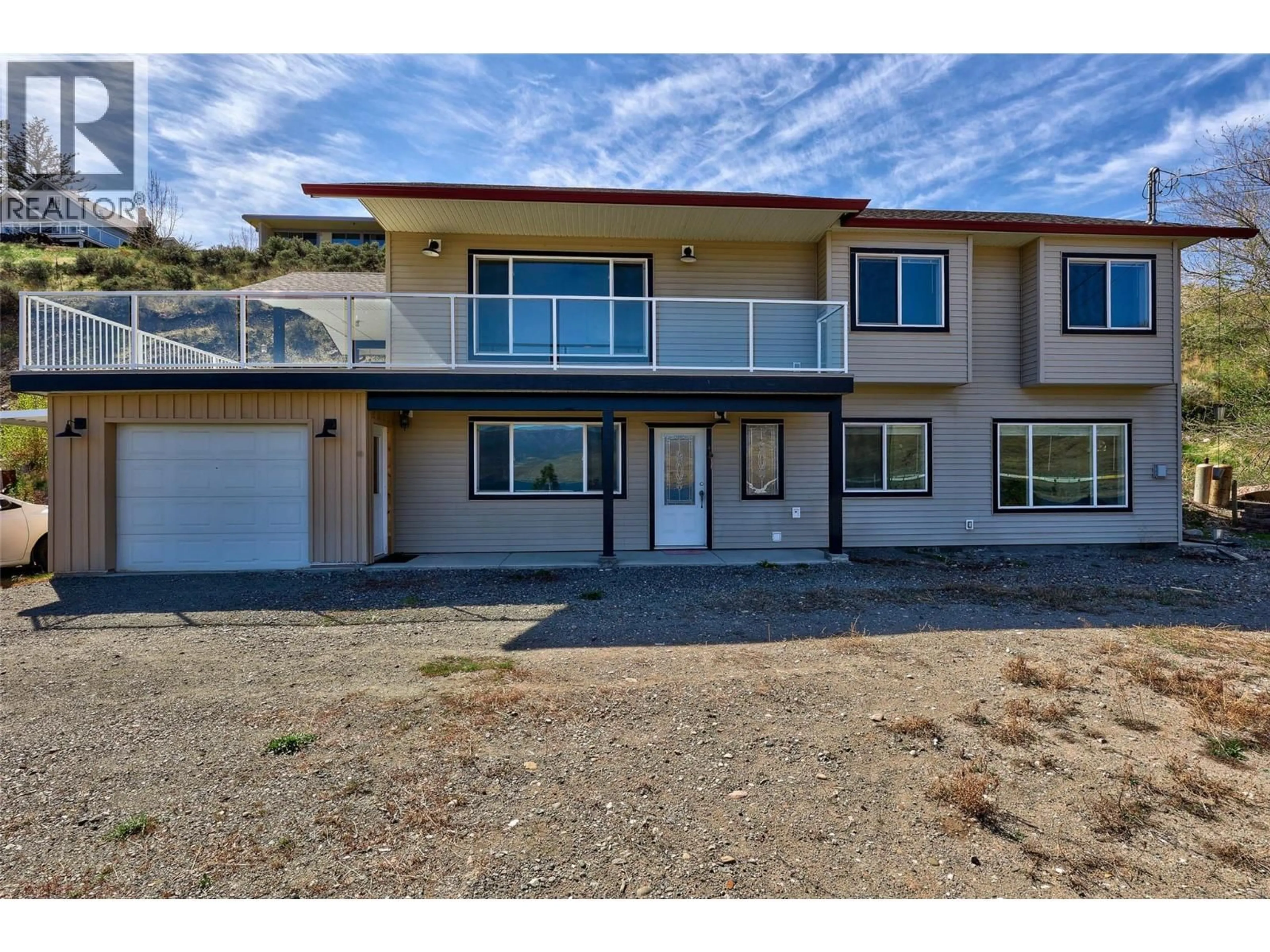 Home with vinyl exterior material, street for 6216 SAVONA ACCESS ROAD, Kamloops British Columbia V0K2J0