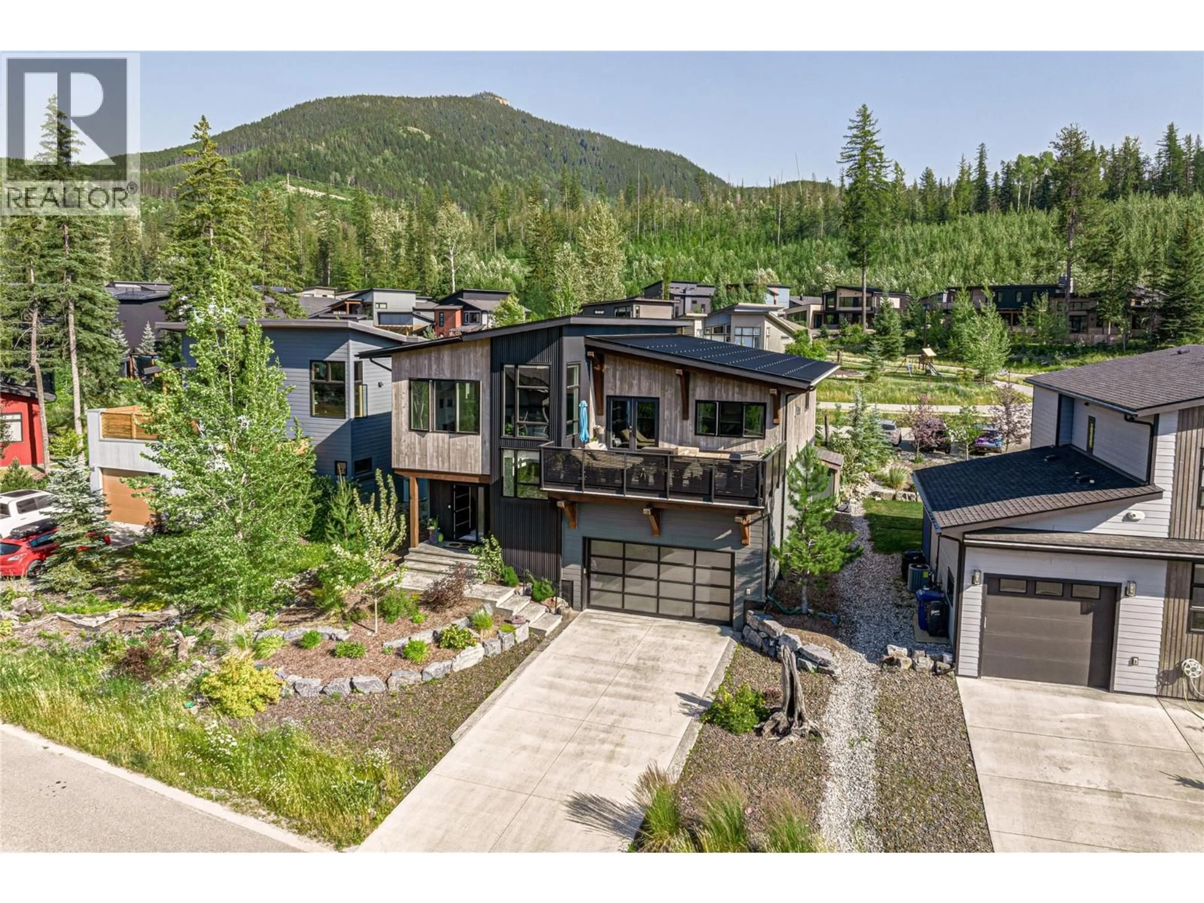 A pic from outside/outdoor area/front of a property/back of a property/a pic from drone, mountain view for 6 PIEDMONT DRIVE, Fernie British Columbia V0B1M4