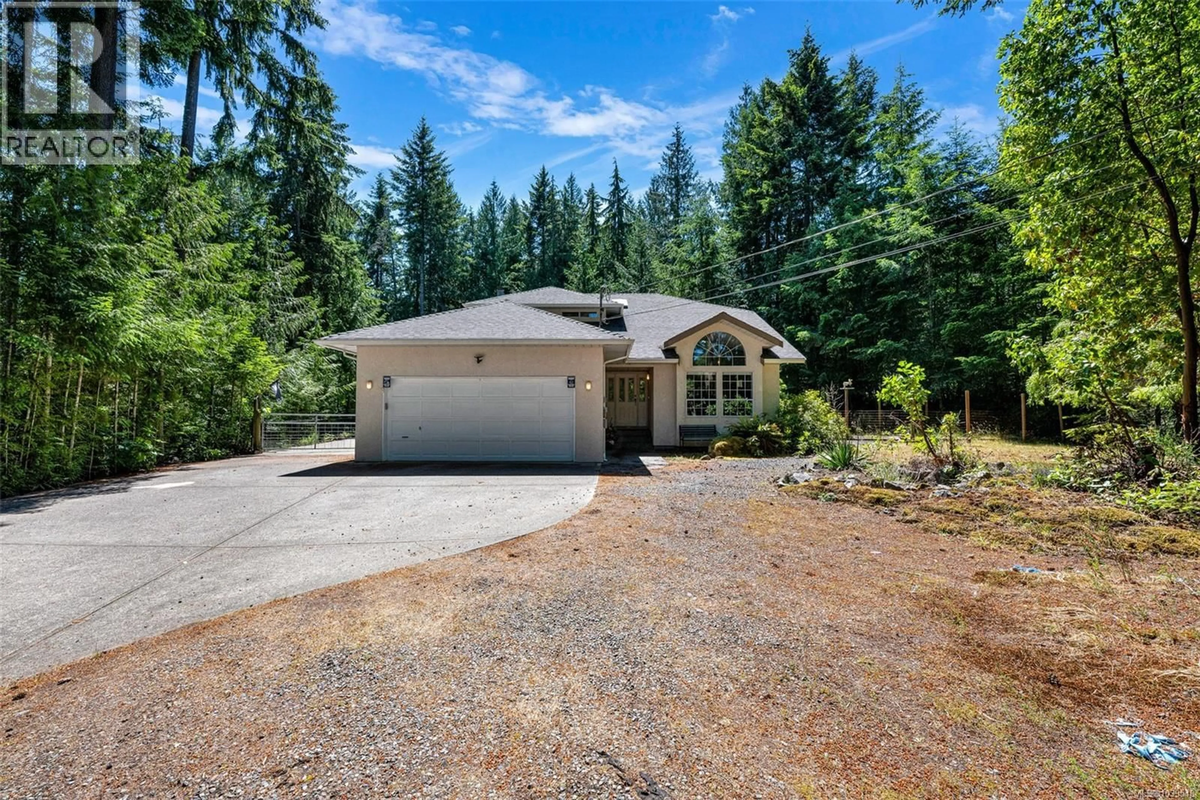 A pic from outside/outdoor area/front of a property/back of a property/a pic from drone, unknown for 1628 JERSEY ROAD, Shawnigan Lake British Columbia V8H3A8