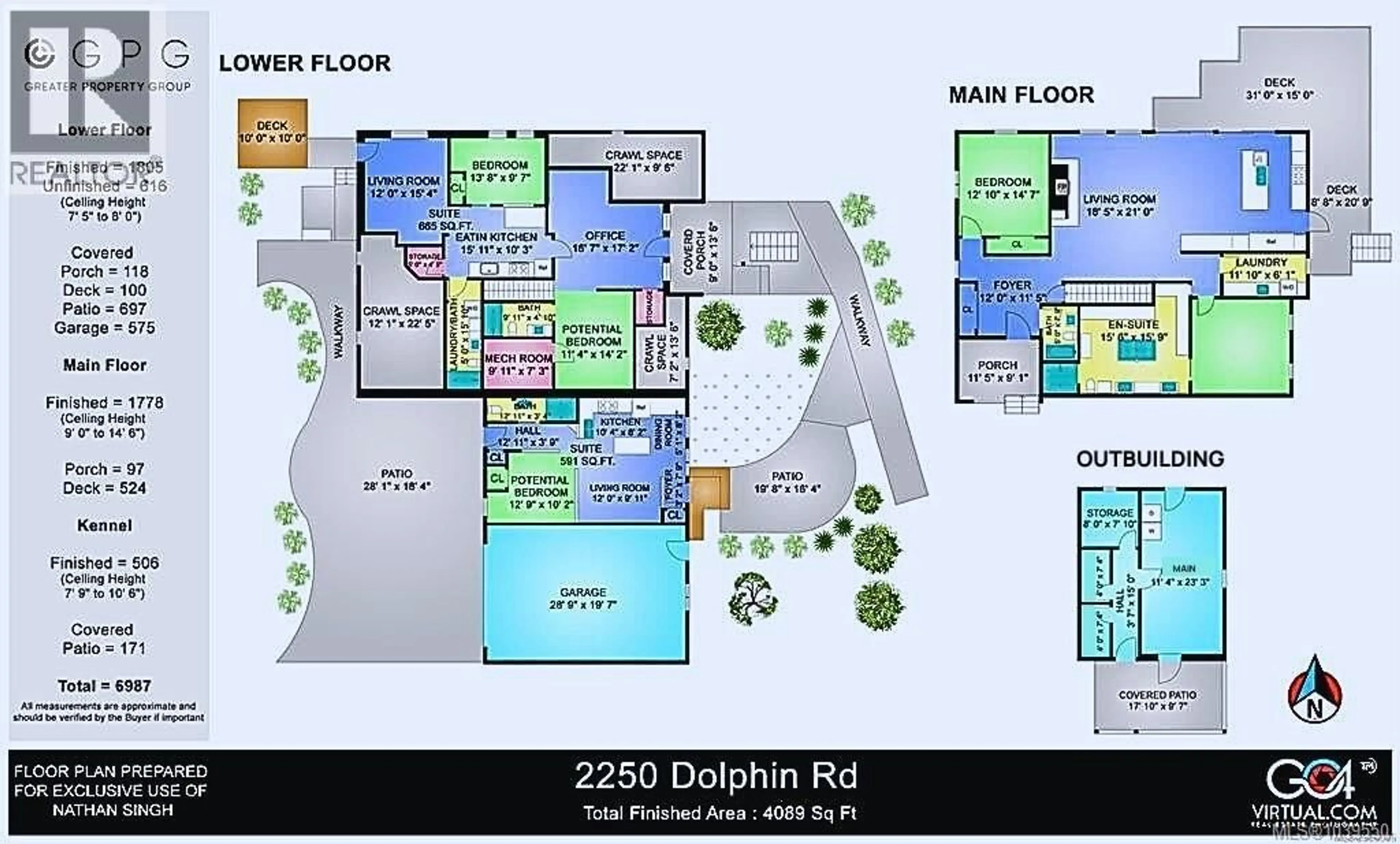 Floor plan for 2250 DOLPHIN ROAD, North Saanich British Columbia V8L5Y7