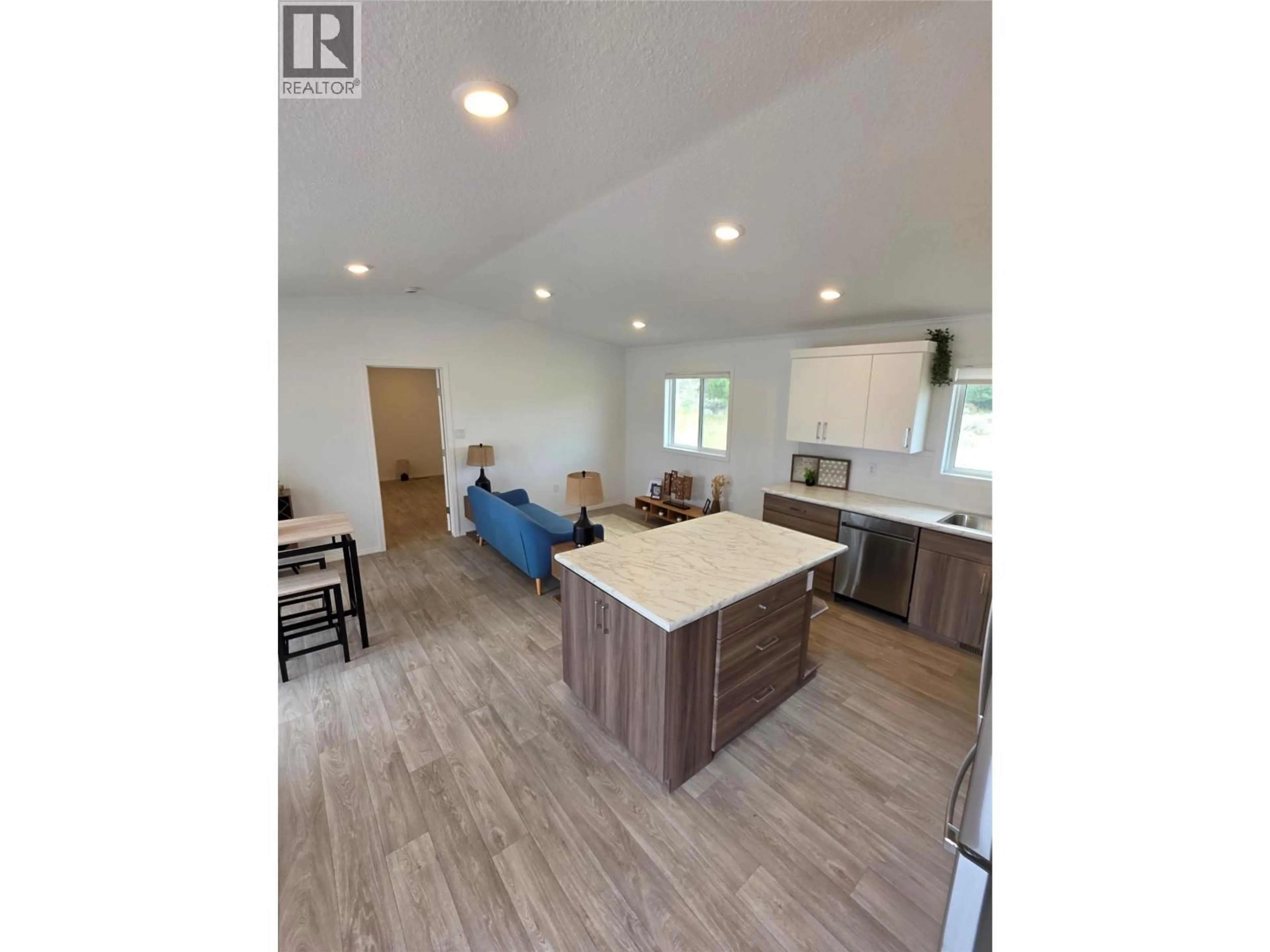 Open concept kitchen, wood/laminate floor for 30 - 235 AYLMER ROAD, Chase British Columbia V0E1M1
