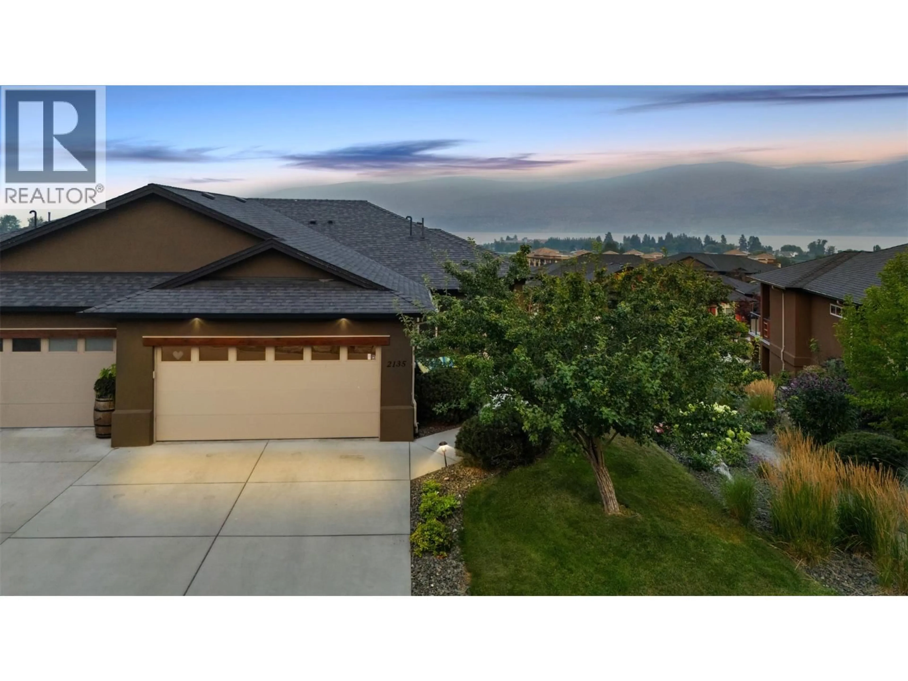 A pic from outside/outdoor area/front of a property/back of a property/a pic from drone, mountain view for 2135 MADERA COURT, Westbank British Columbia V4T3H7