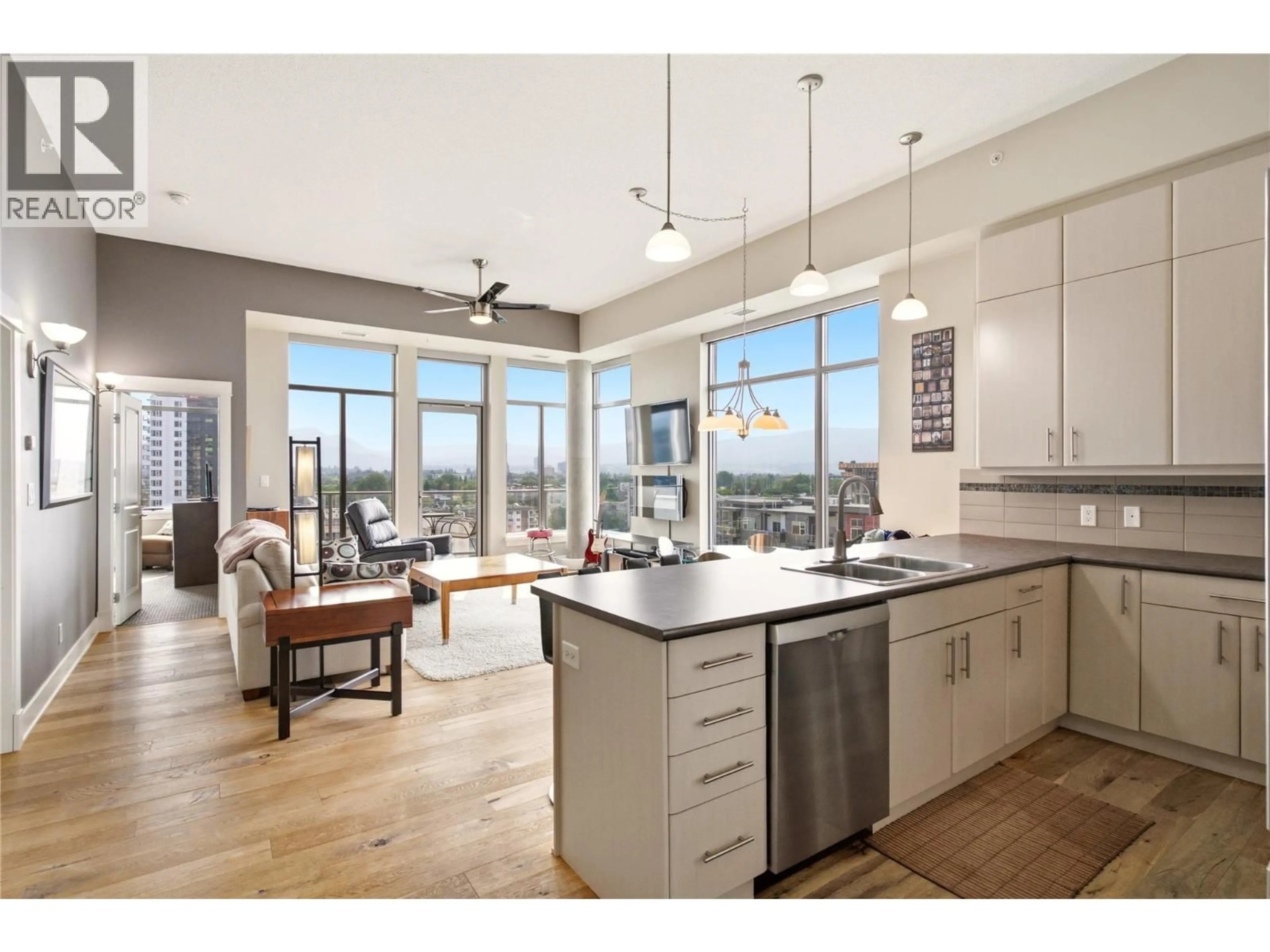 Open concept kitchen, unknown for 704 - 1329 ELLIS STREET, Kelowna British Columbia V1Y9X5