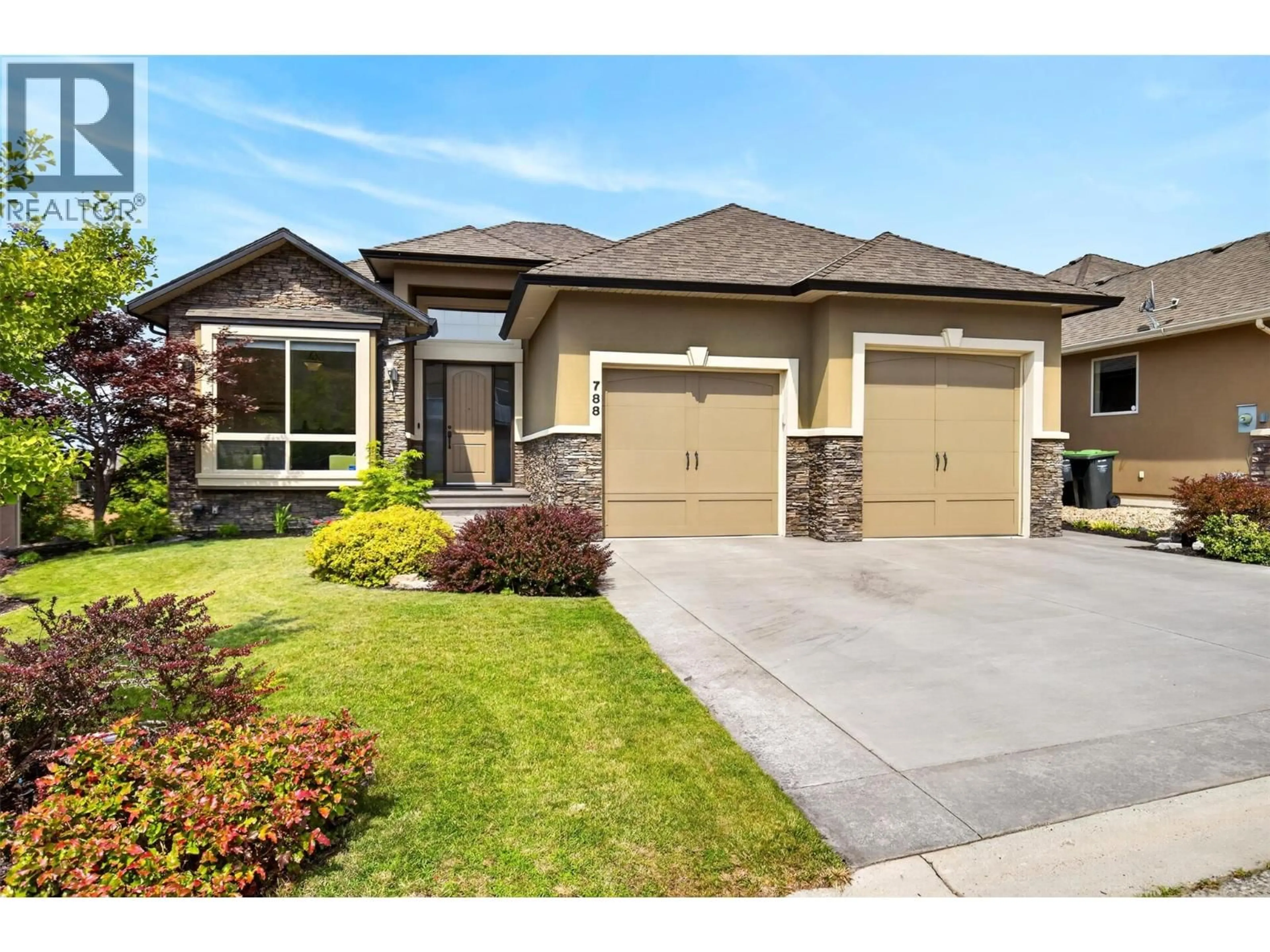 Home with brick exterior material, street for 788 CROZIER AVENUE, Kelowna British Columbia V1W5B2