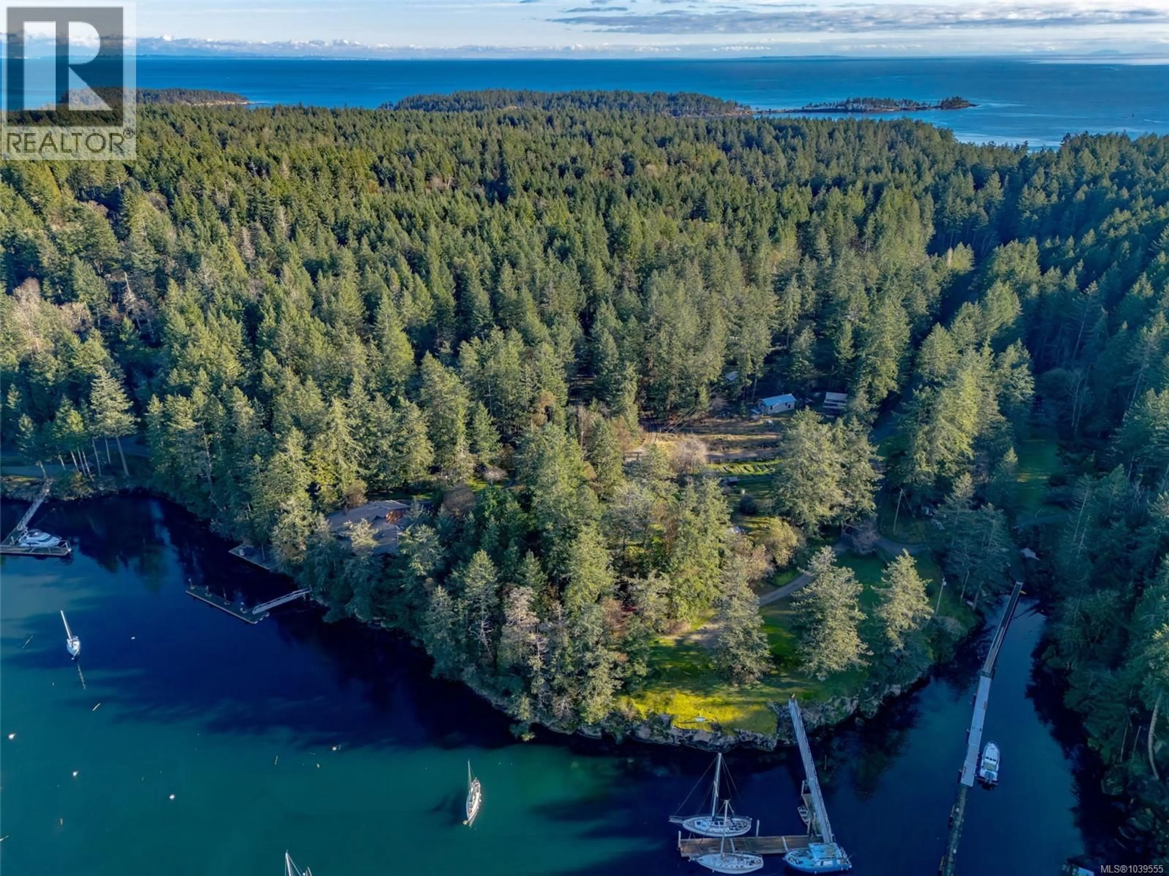 A pic from outside/outdoor area/front of a property/back of a property/a pic from drone, water/lake/river/ocean view for 1900 MARTIN ROAD, Gabriola Island British Columbia V0R1X7