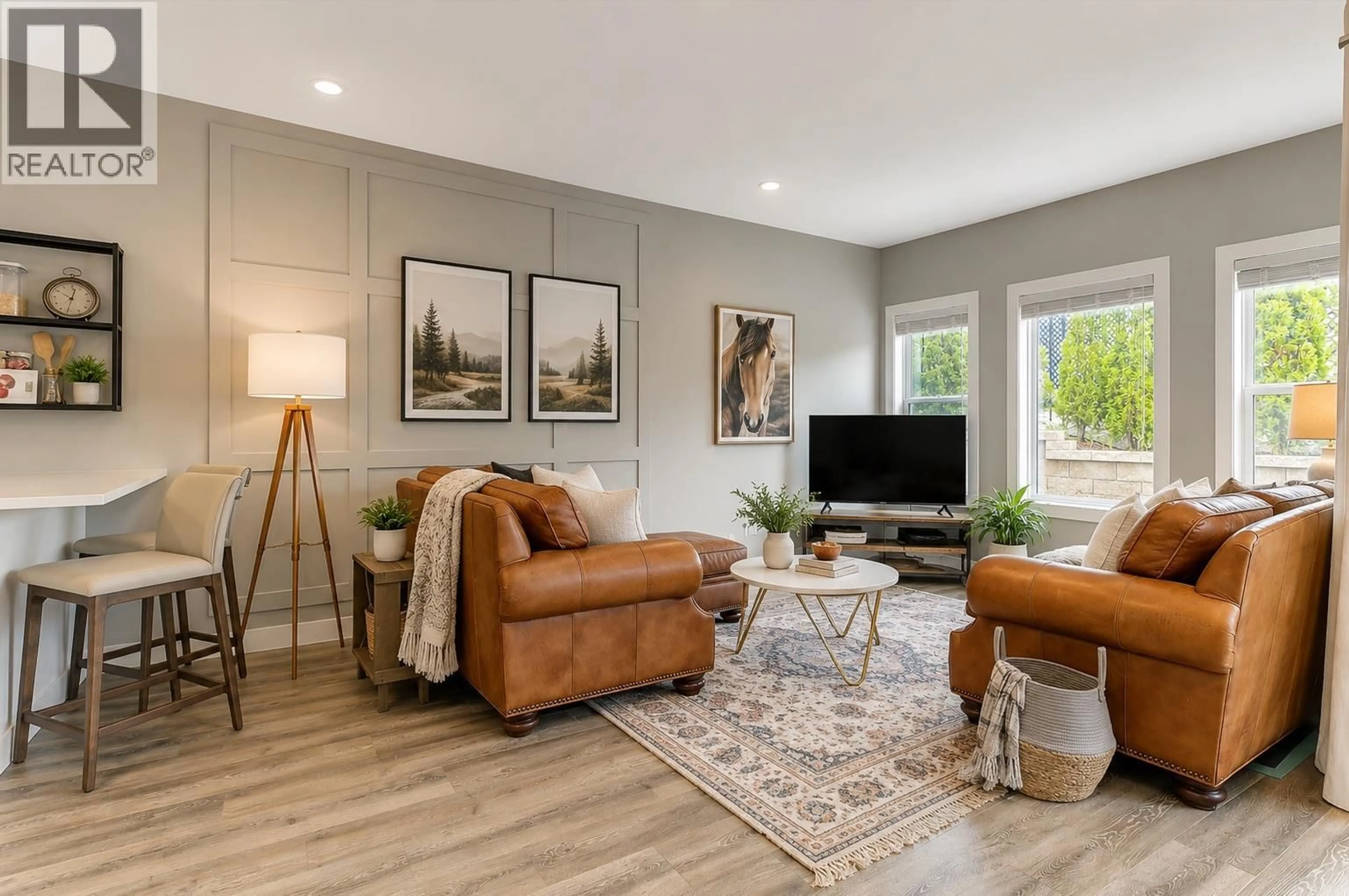 Living room with furniture, unknown for 3405 IRONWOOD DRIVE, Westbank British Columbia V4T0A9