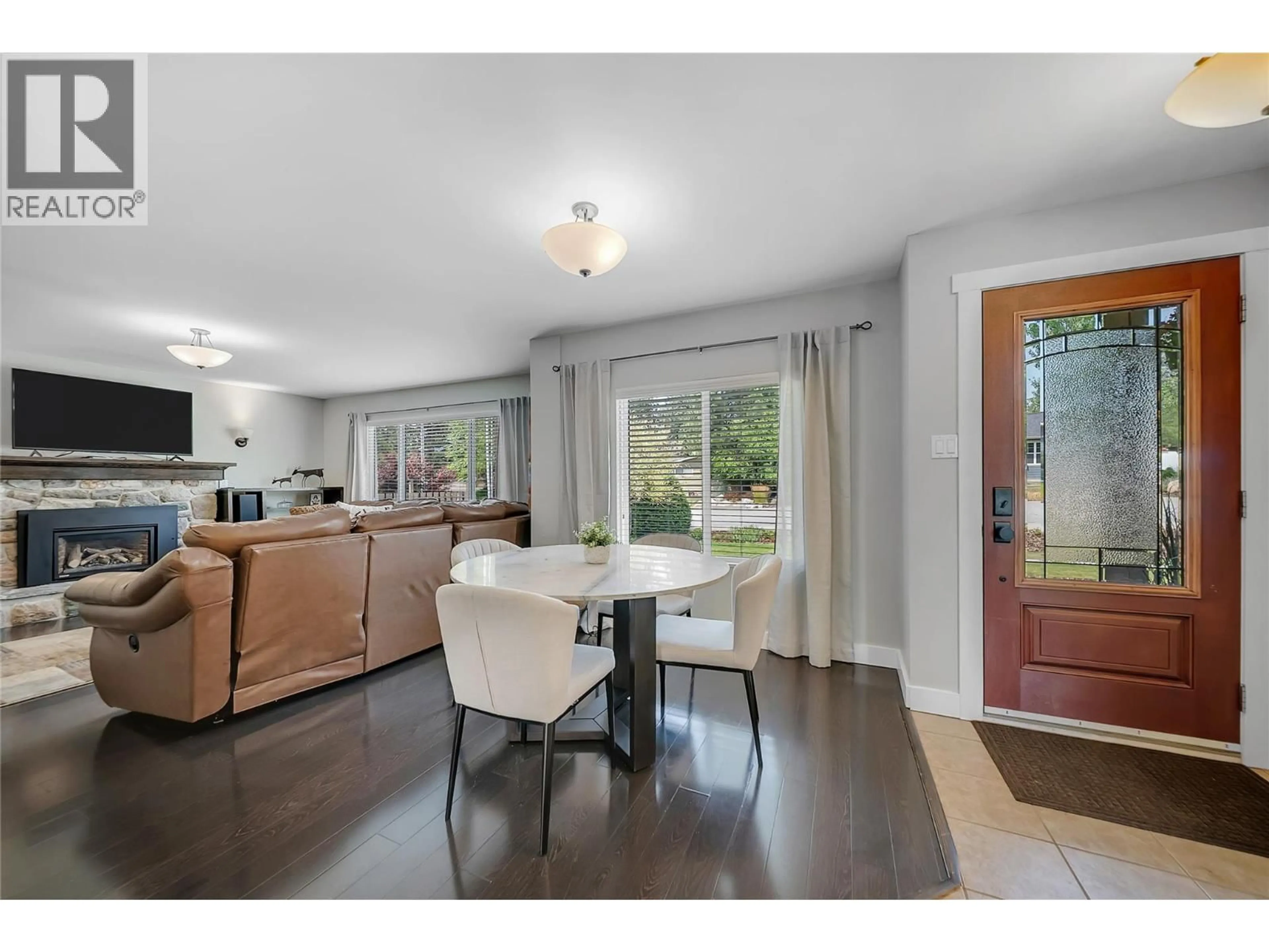 Dining room, wood/laminate floor for 1366 RIDGEDALE AVENUE, Penticton British Columbia V2A2S2