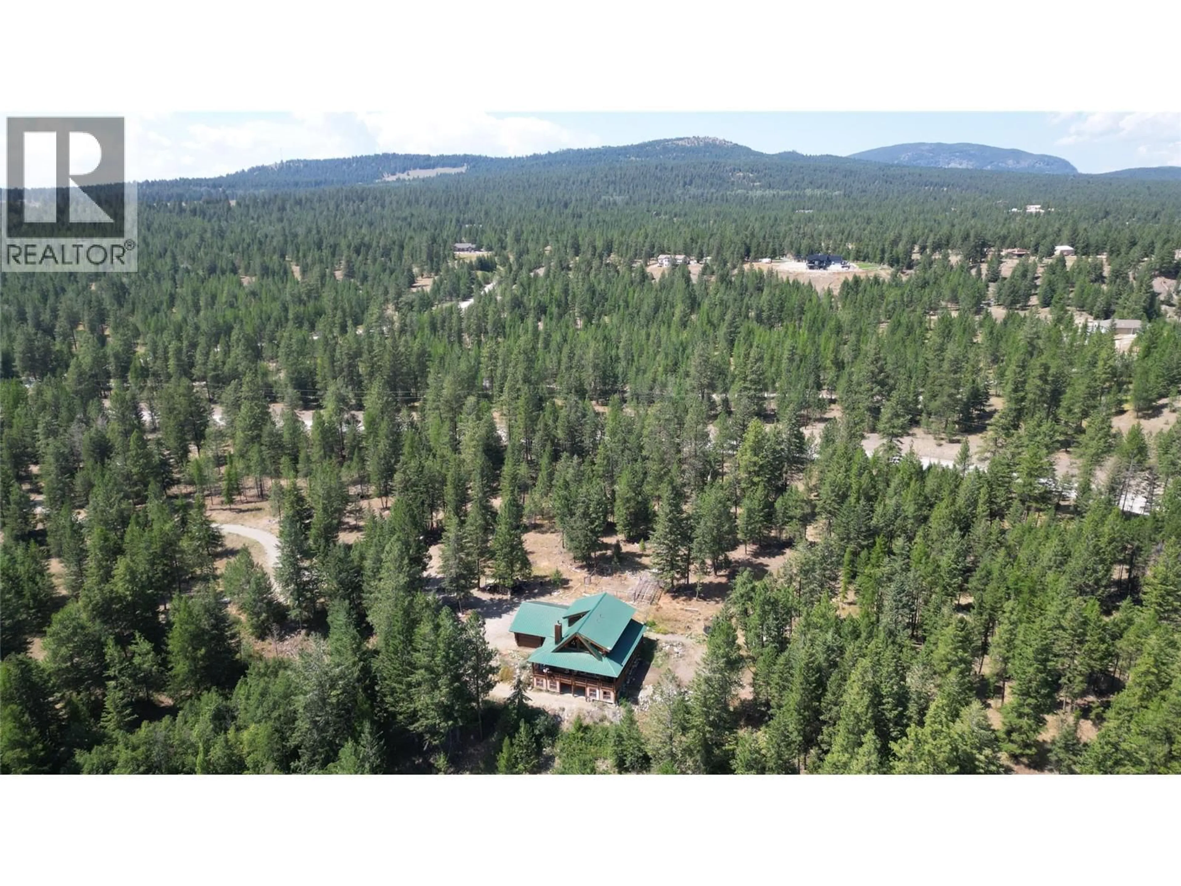 A pic from outside/outdoor area/front of a property/back of a property/a pic from drone, forest/trees view for 28 NINE MILE PLACE, Osoyoos British Columbia V0H1V6