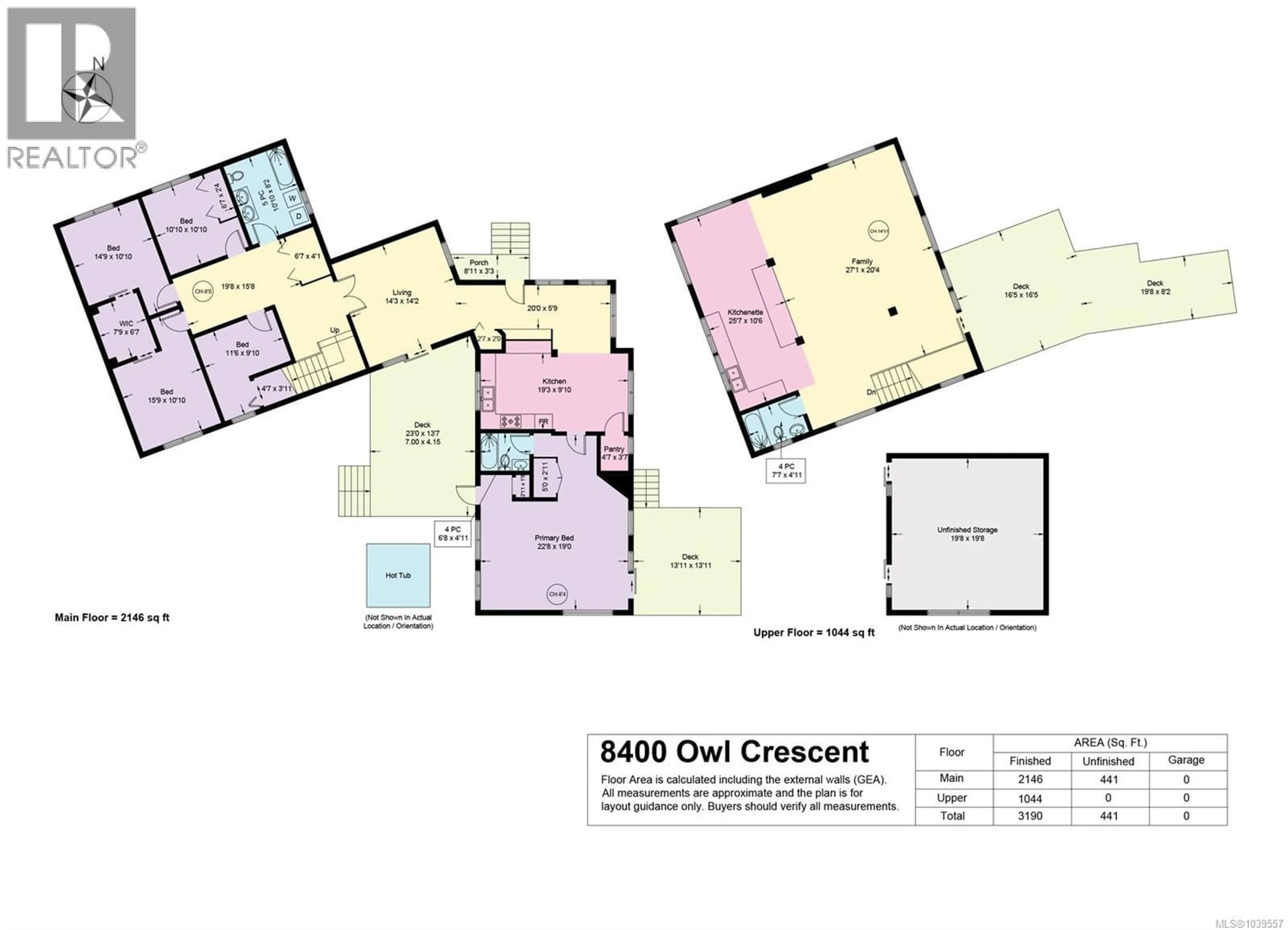 Floor plan for 8400 OWL CRESCENT, Denman Island British Columbia V0R1T0