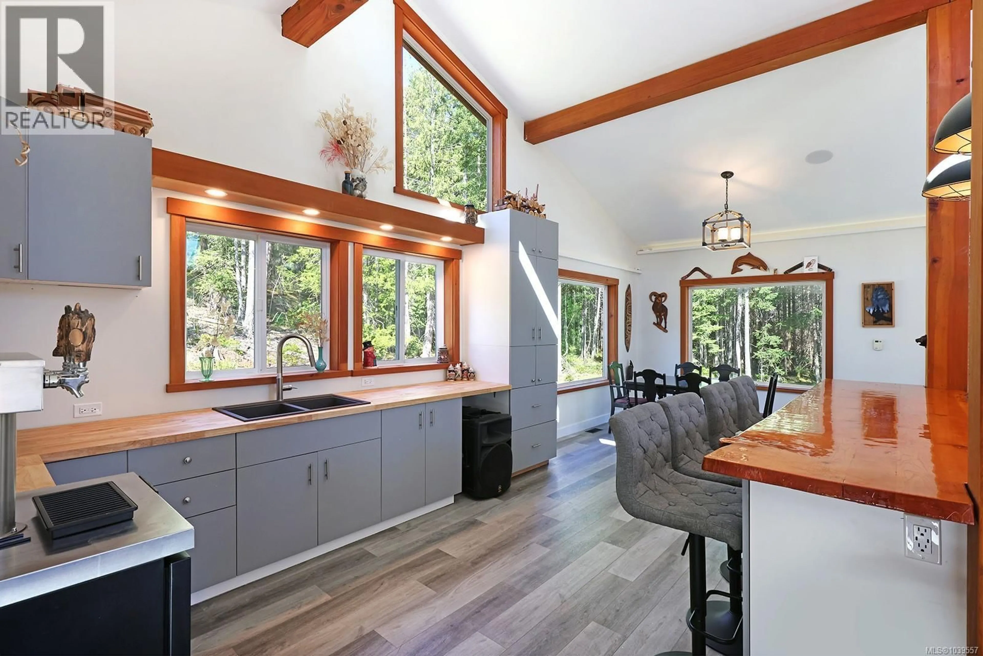 Open concept kitchen, unknown for 8400 OWL CRESCENT, Denman Island British Columbia V0R1T0
