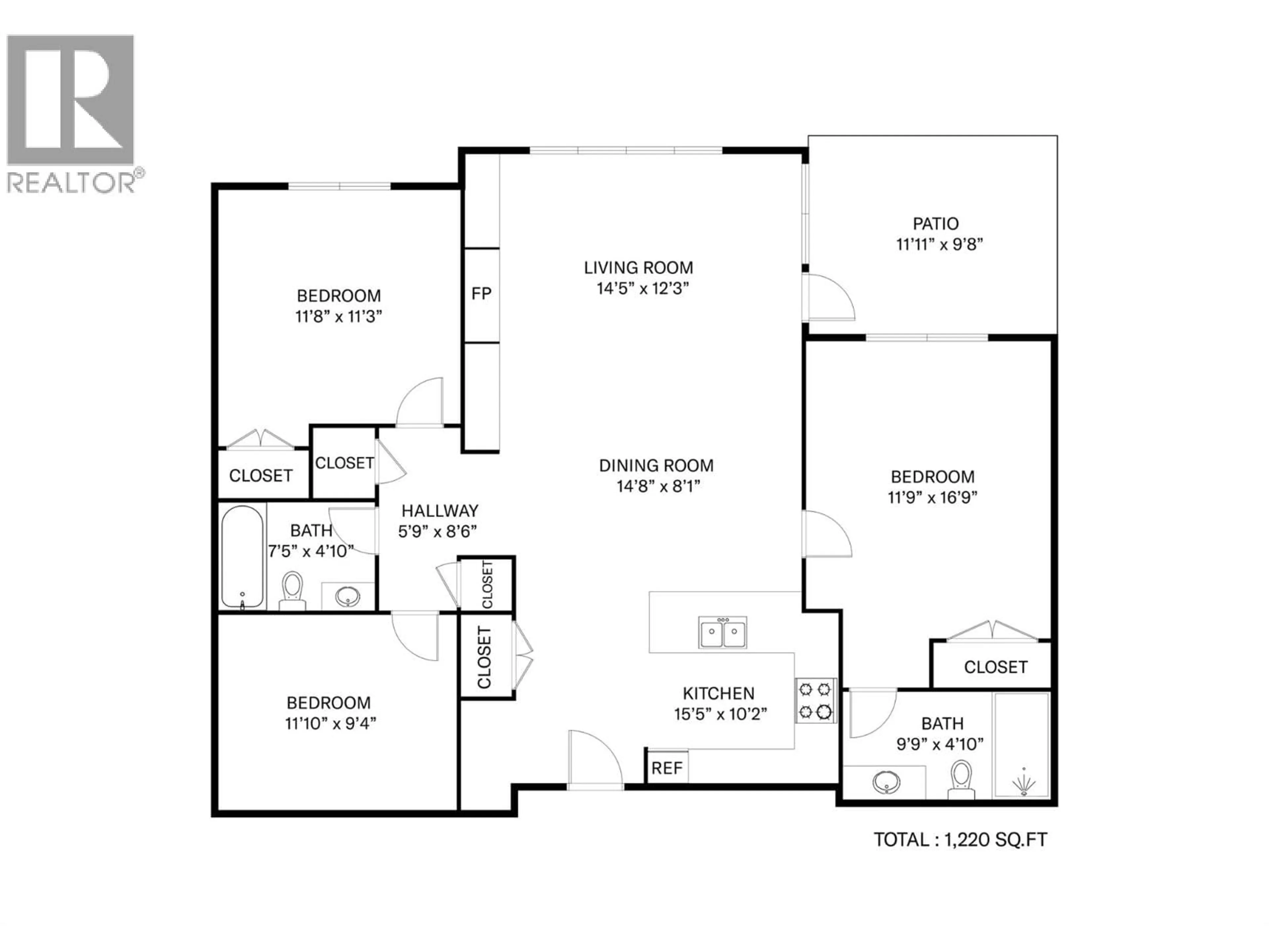 Floor plan for 309 - 7700 PORCUPINE ROAD, Big White British Columbia V1P1T4