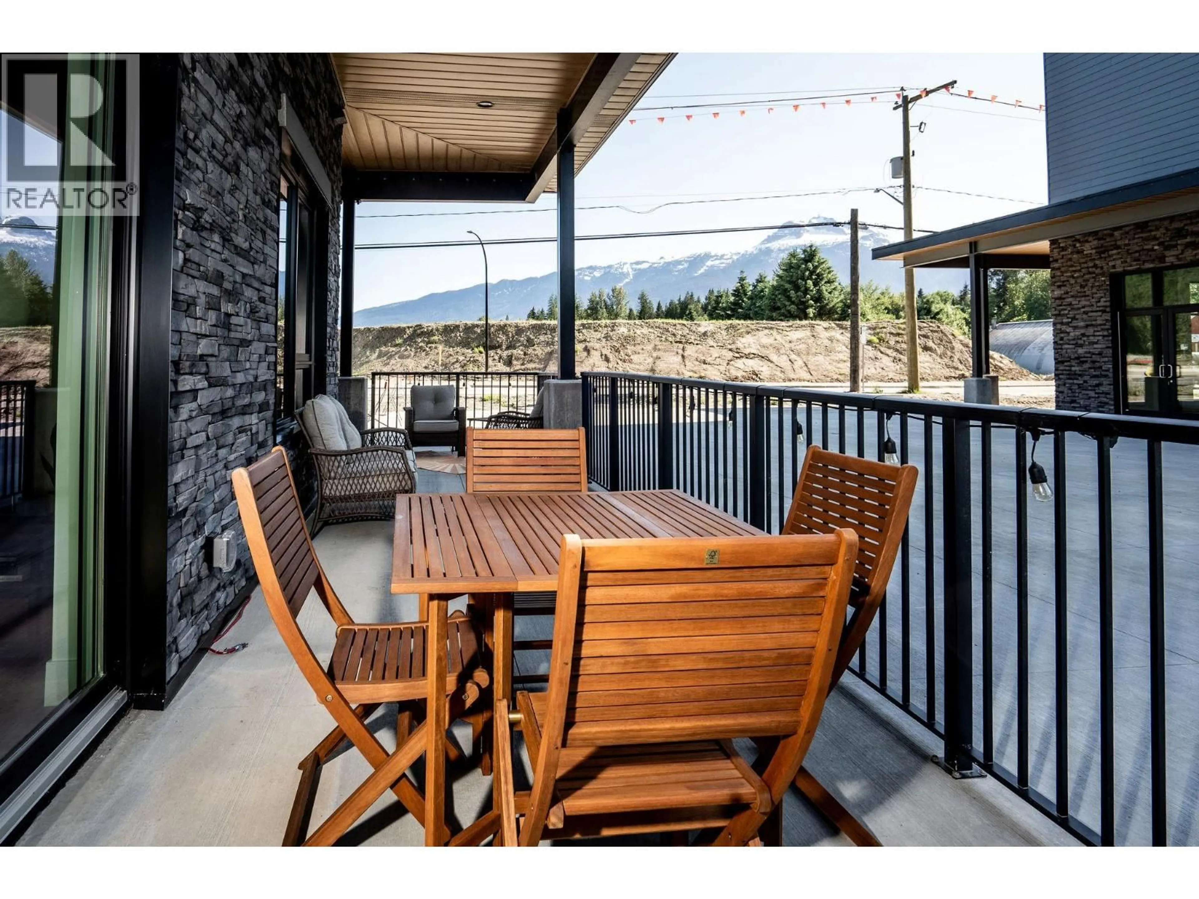 Patio, mountain view for 1107 - 1701 COURSIER AVENUE, Revelstoke British Columbia V0E2S3