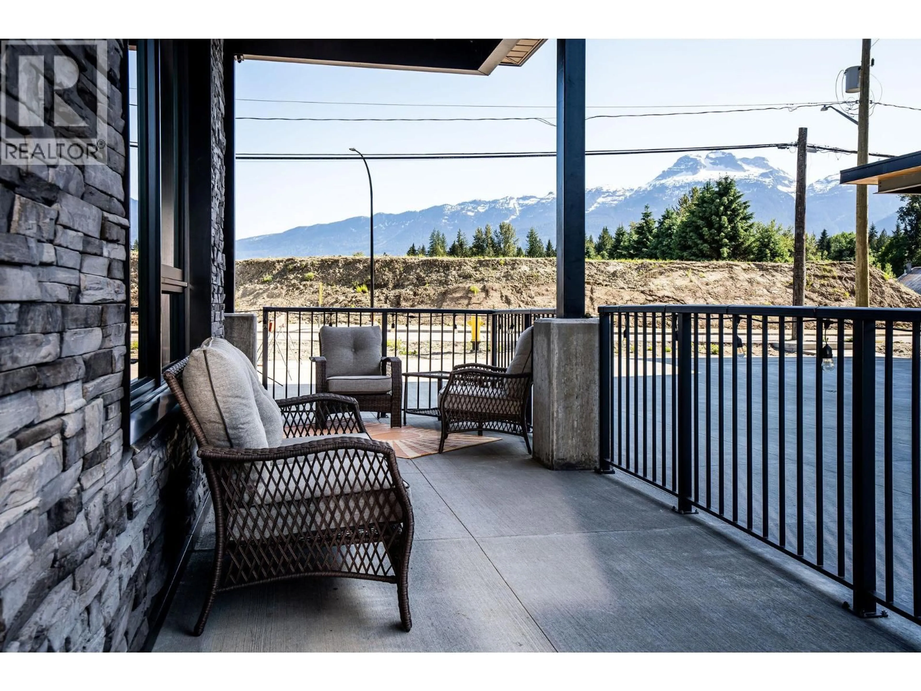 Patio, mountain view for 1107 - 1701 COURSIER AVENUE, Revelstoke British Columbia V0E2S3
