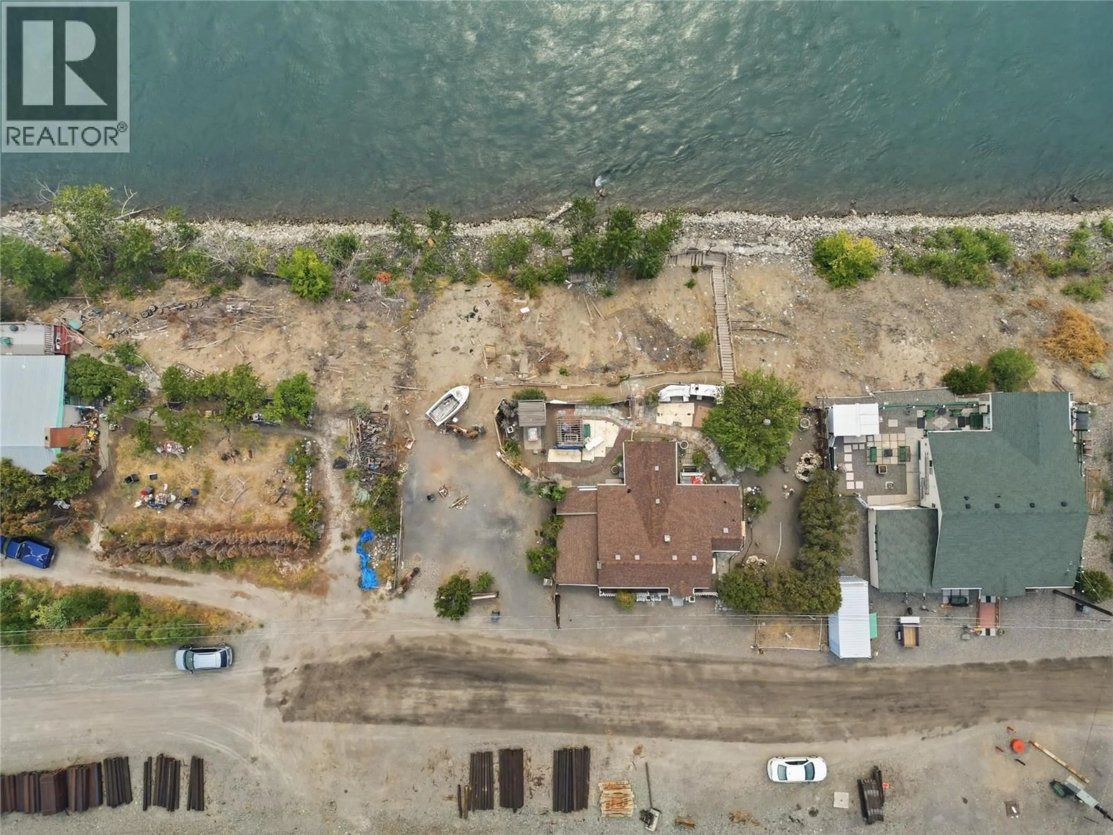 A pic from outside/outdoor area/front of a property/back of a property/a pic from drone, water/lake/river/ocean view for 201 CNR RIGHT OF WAY, Ashcroft British Columbia V0K1A0