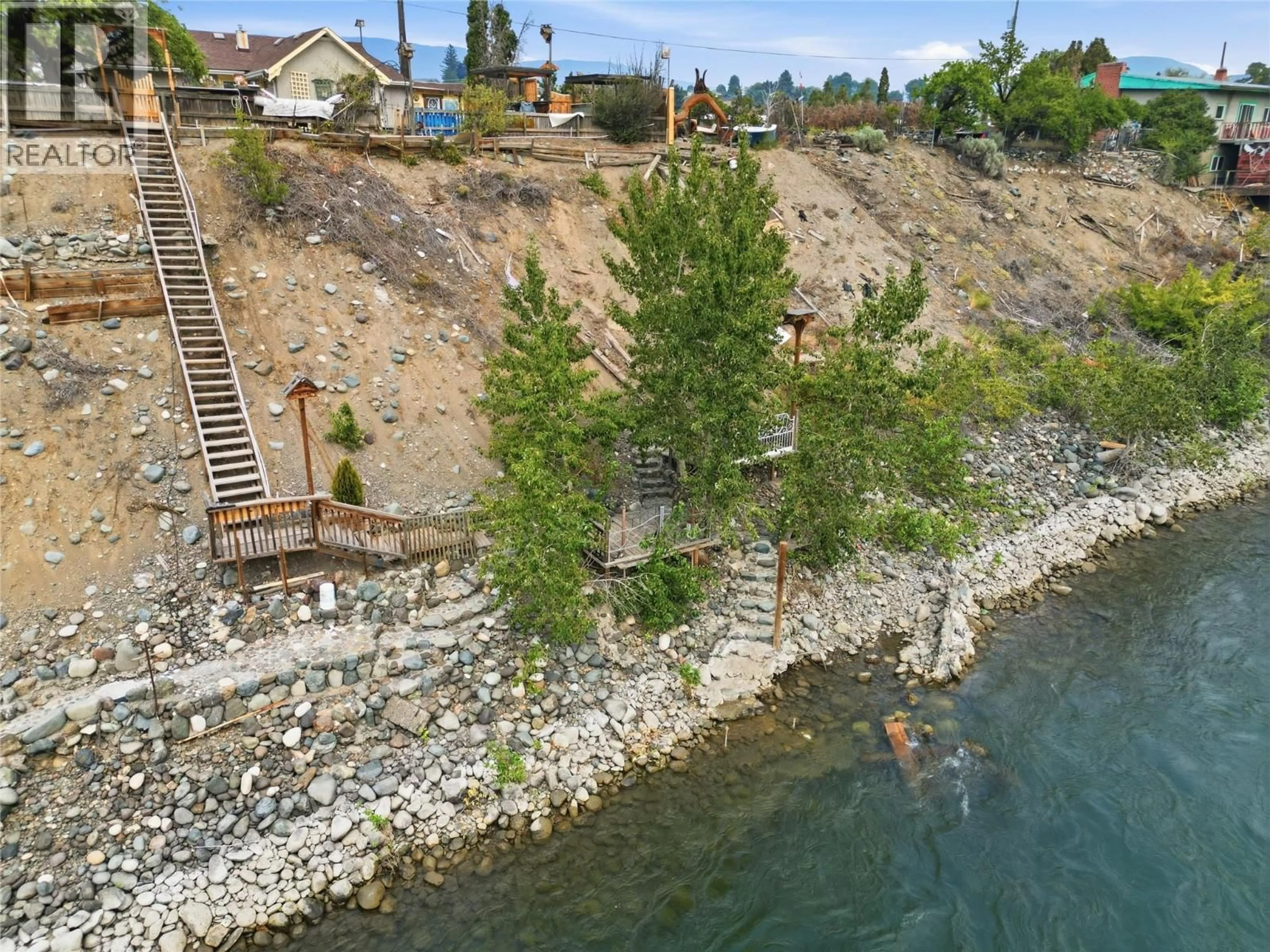 A pic from outside/outdoor area/front of a property/back of a property/a pic from drone, water/lake/river/ocean view for 201 CNR RIGHT OF WAY, Ashcroft British Columbia V0K1A0
