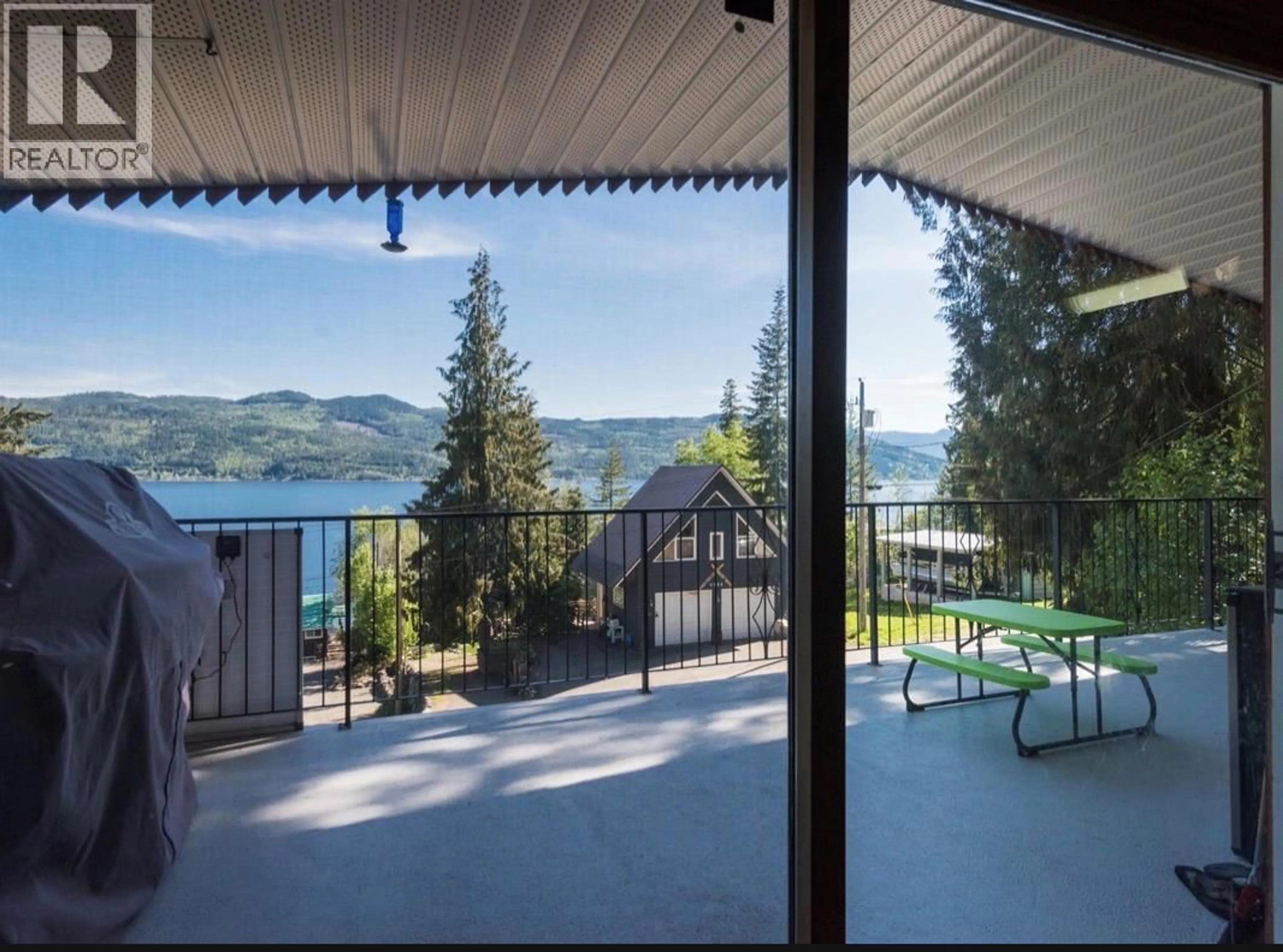 Patio, water/lake/river/ocean view for 5785 SEYMOUR ROAD, Celista British Columbia V0E1M6