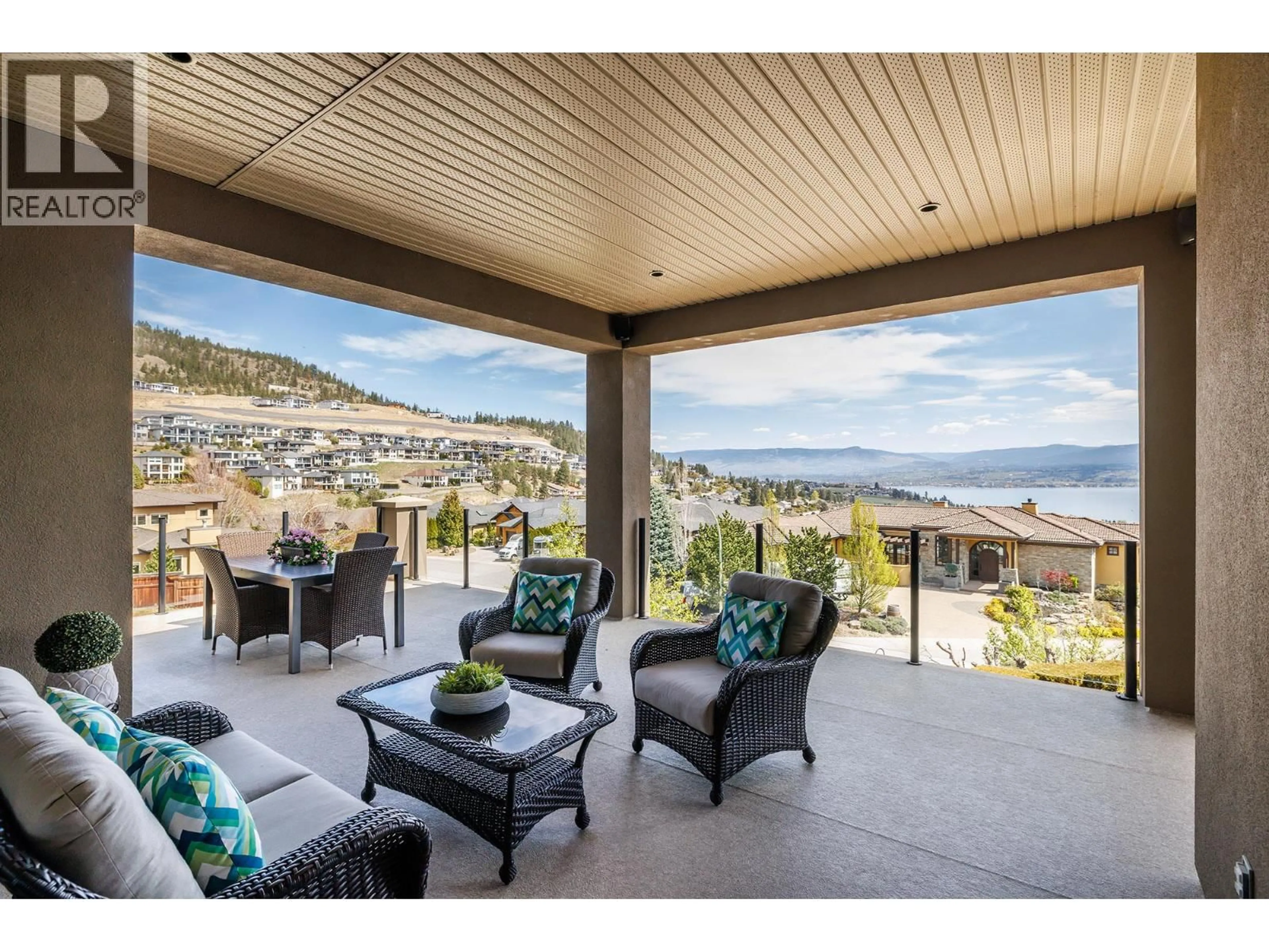 Patio, water/lake/river/ocean view for 1524 VINEYARD DRIVE, West Kelowna British Columbia V4T2Y7