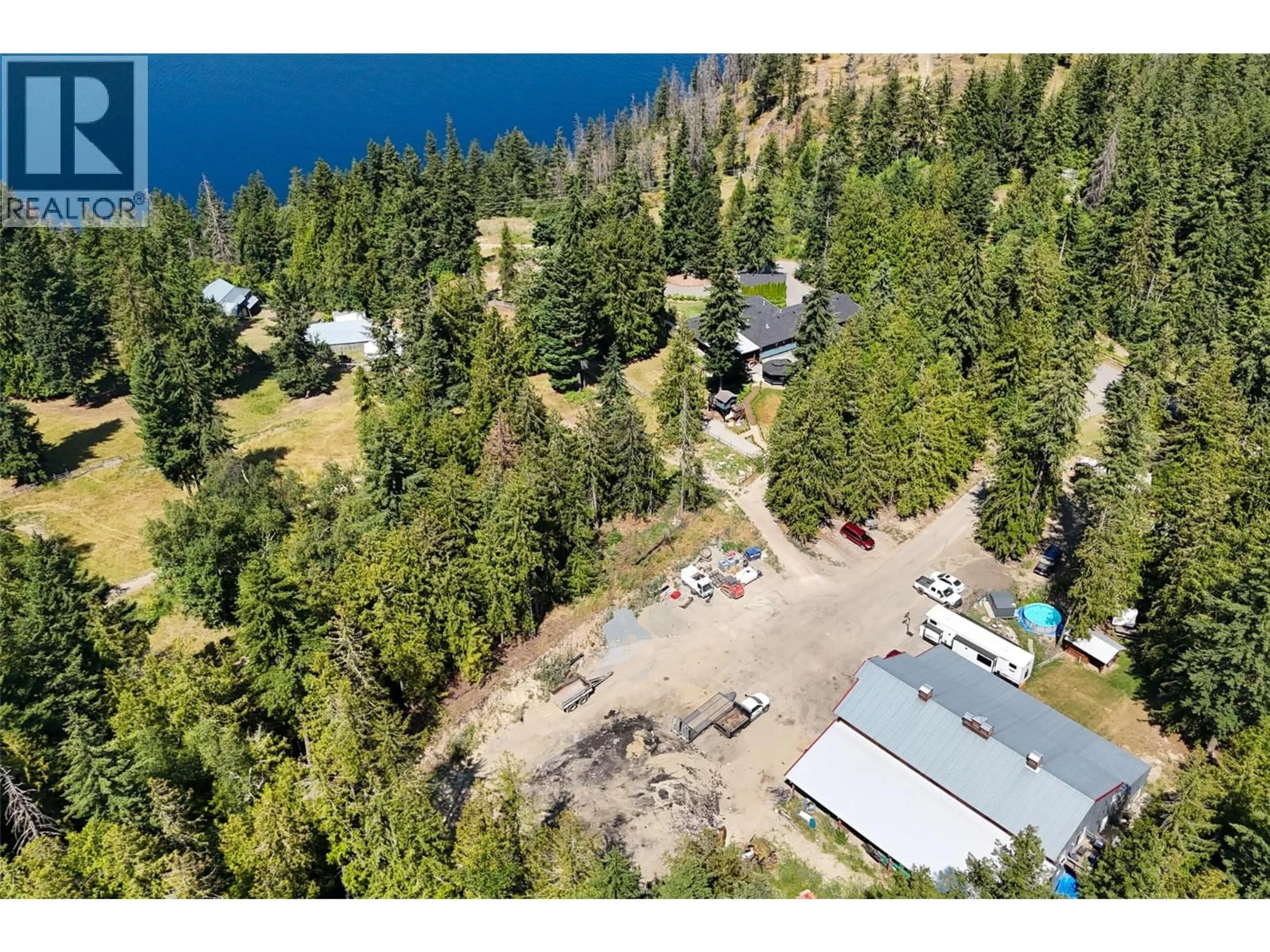 A pic from outside/outdoor area/front of a property/back of a property/a pic from drone, water/lake/river/ocean view for 3045 LINDBERG ROAD, Sorrento British Columbia V0E2W1