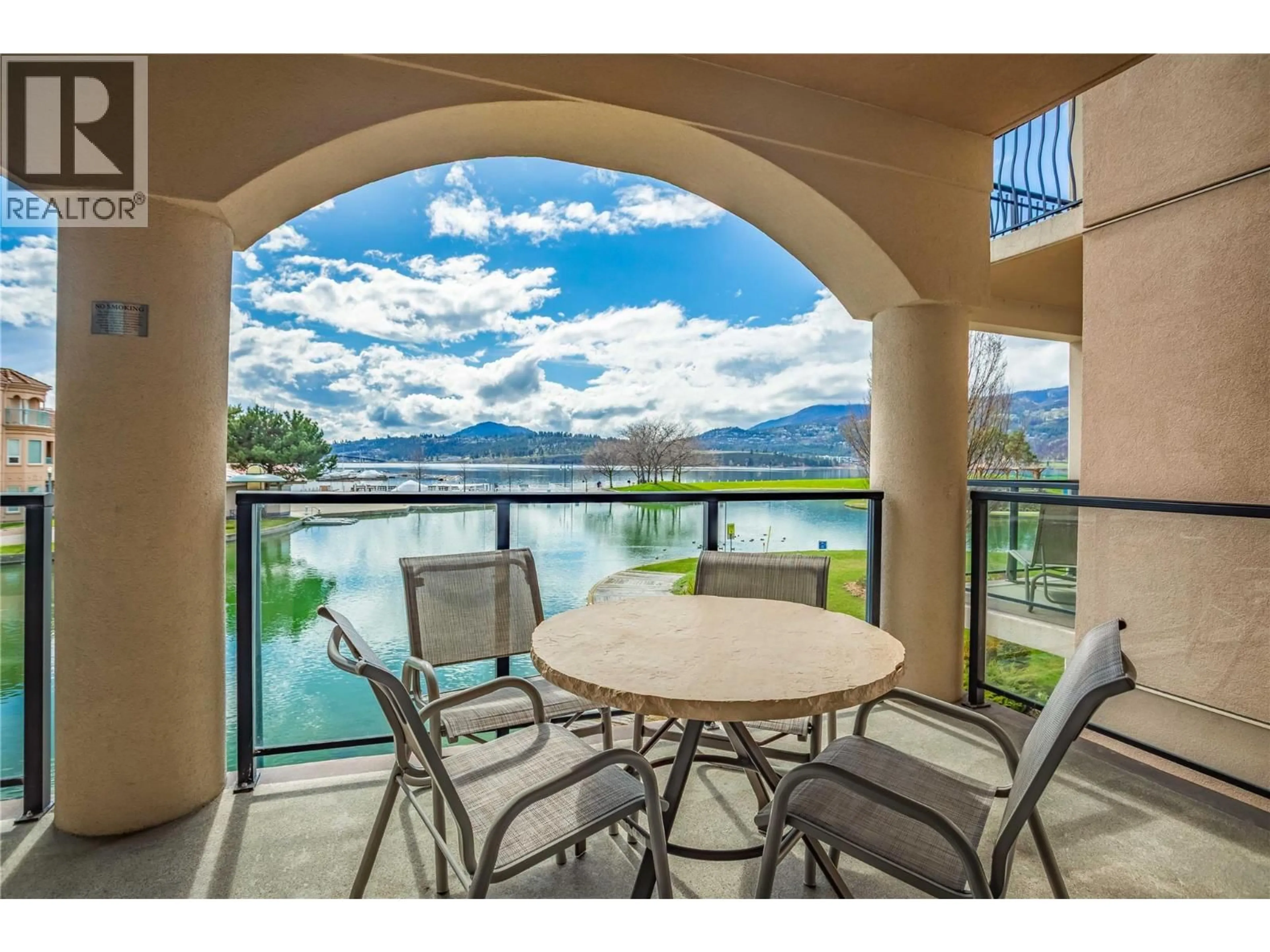 Patio, water/lake/river/ocean view for 255 L12 - 1288 WATER STREET, Kelowna British Columbia V1Y9P4