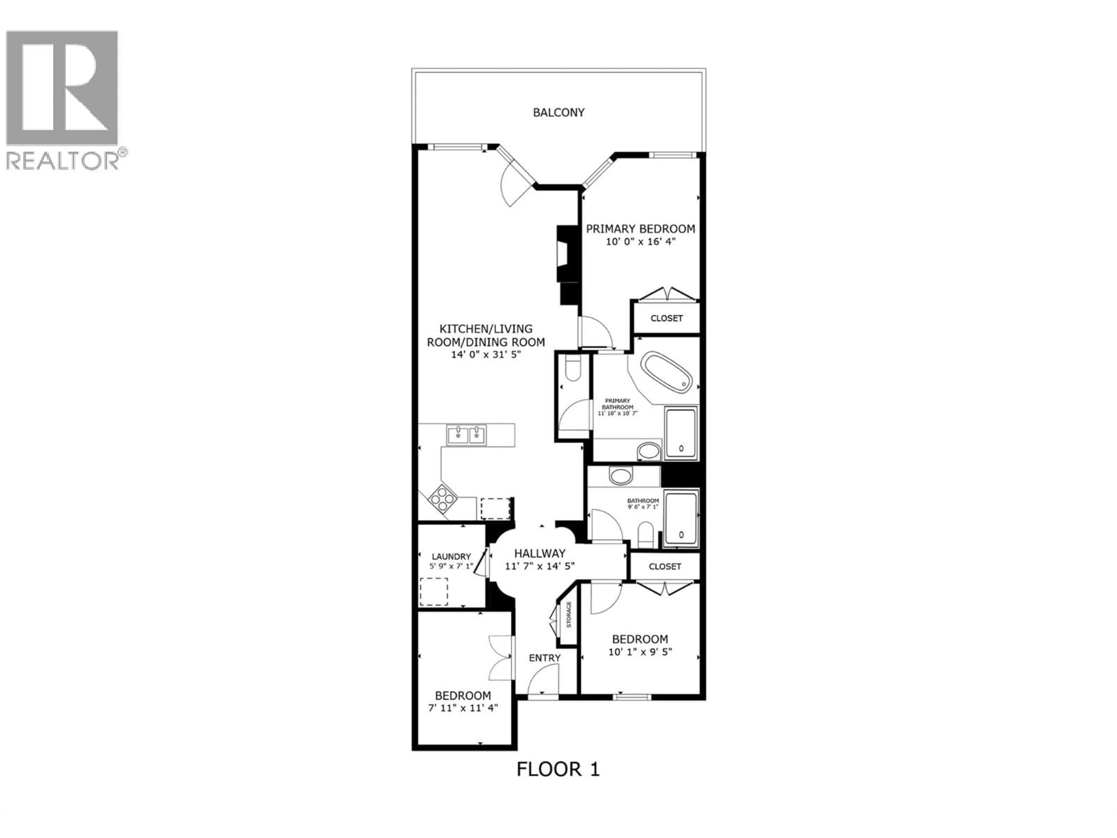 Floor plan for 255 L12 - 1288 WATER STREET, Kelowna British Columbia V1Y9P4