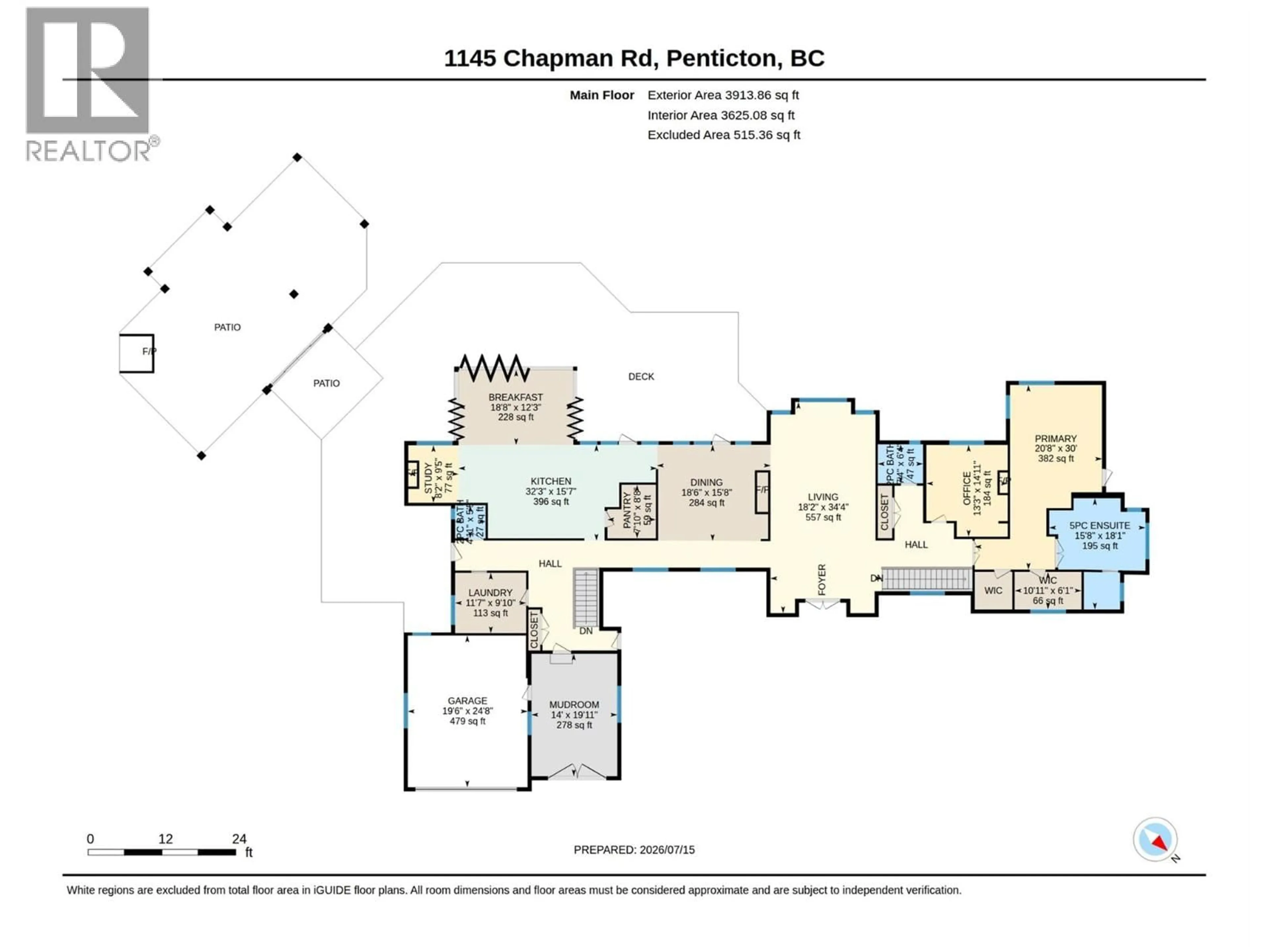 Floor plan for 1145 CHAPMAN ROAD, Penticton British Columbia V2A8T6