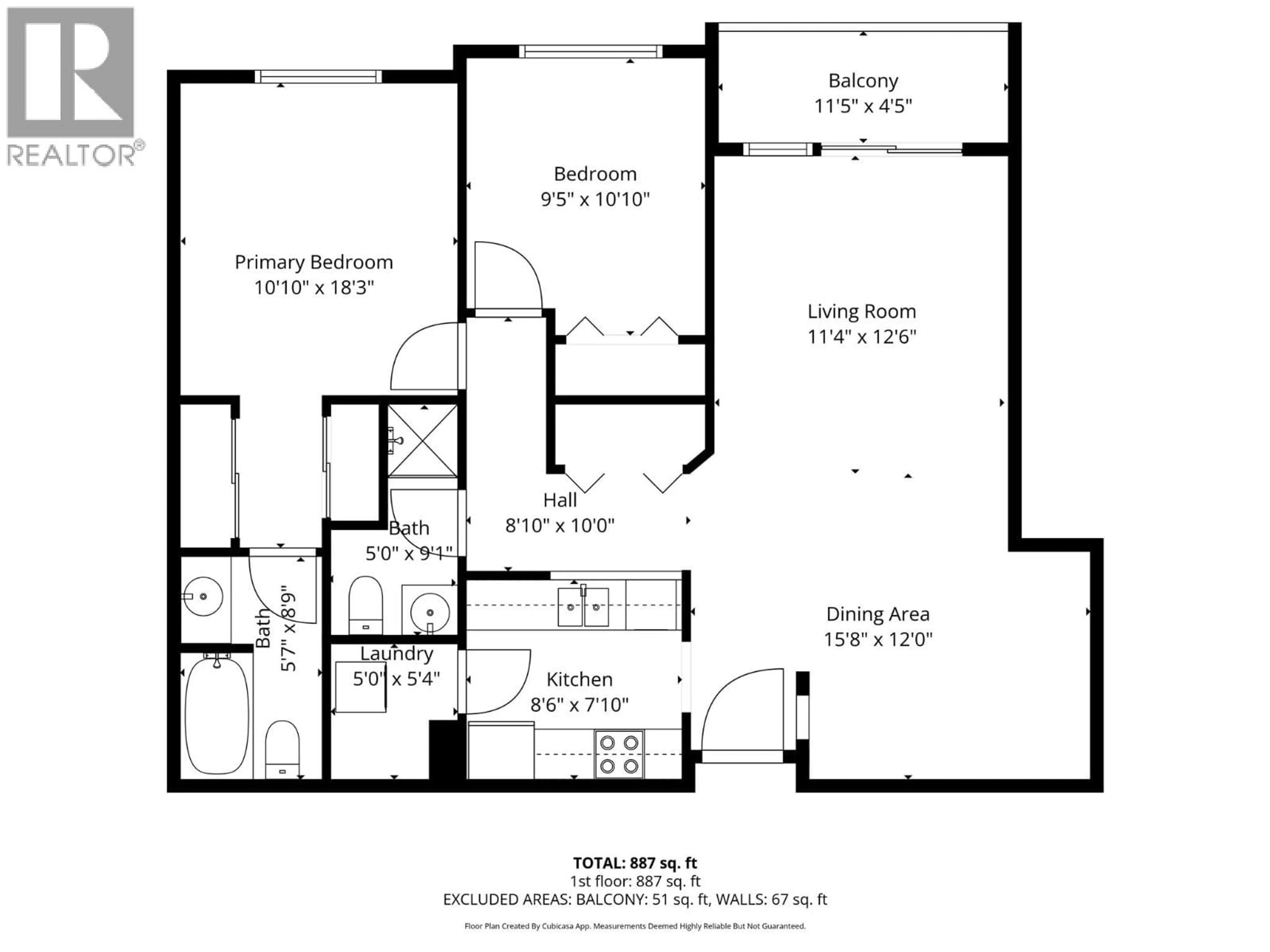 Floor plan for 310 - 650 3 STREET SOUTHWEST, Salmon Arm British Columbia V1E1P6