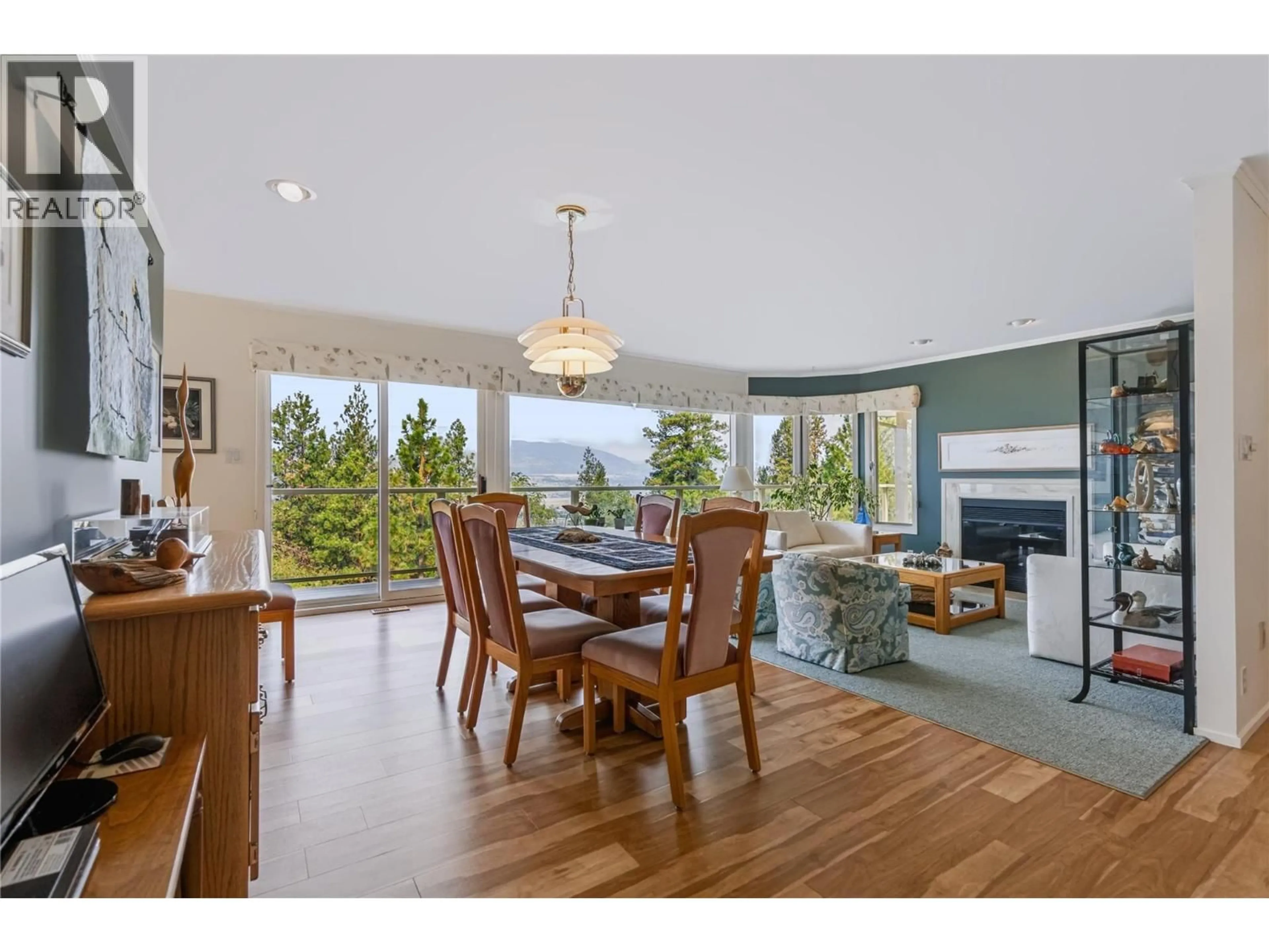 Dining room, wood/laminate floor for 3954 VALLEYVIEW ROAD, Penticton British Columbia V2A8V8