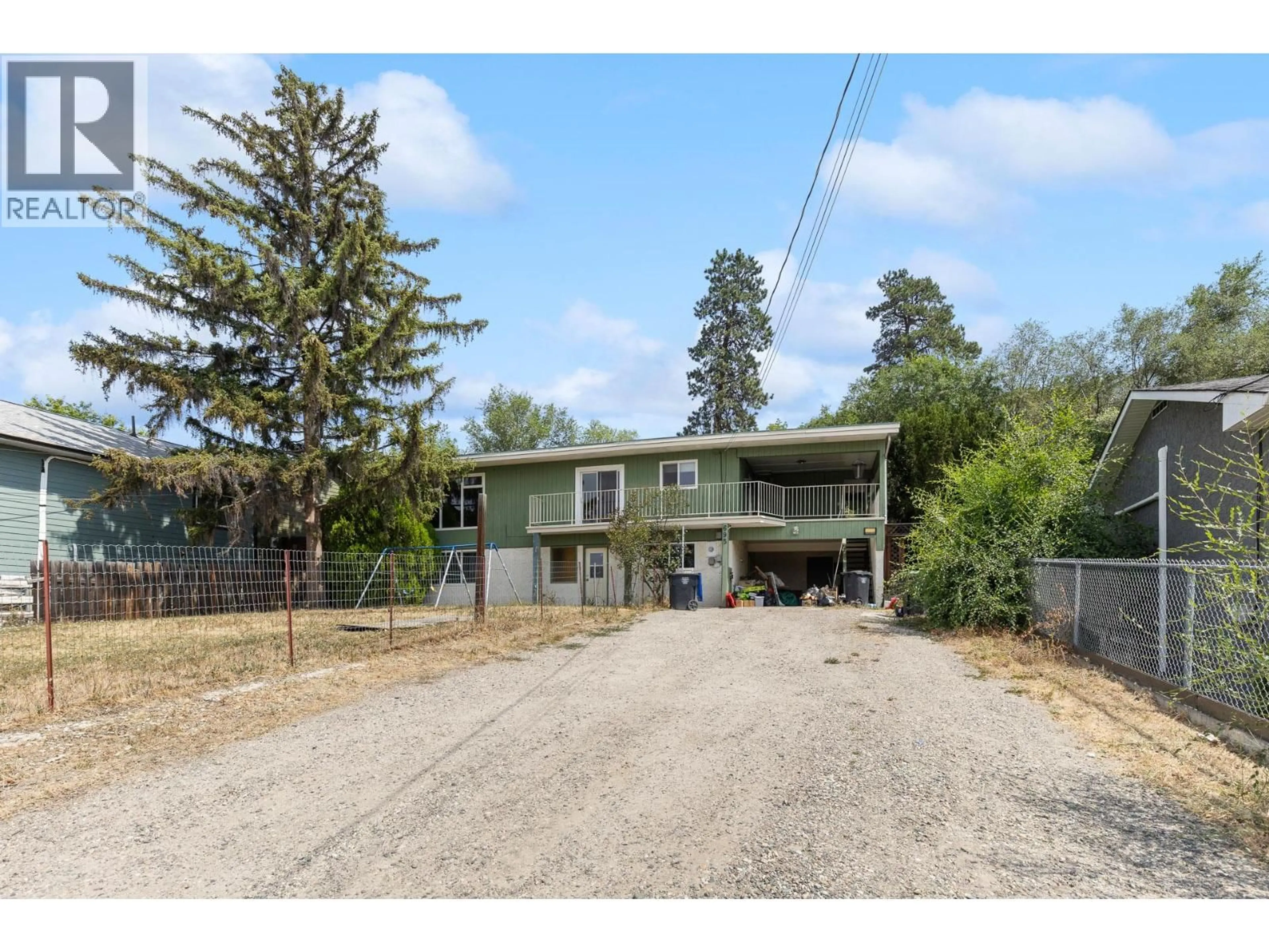 A pic from outside/outdoor area/front of a property/back of a property/a pic from drone, street for 695 GIRARD ROAD, Kelowna British Columbia V1X4V8
