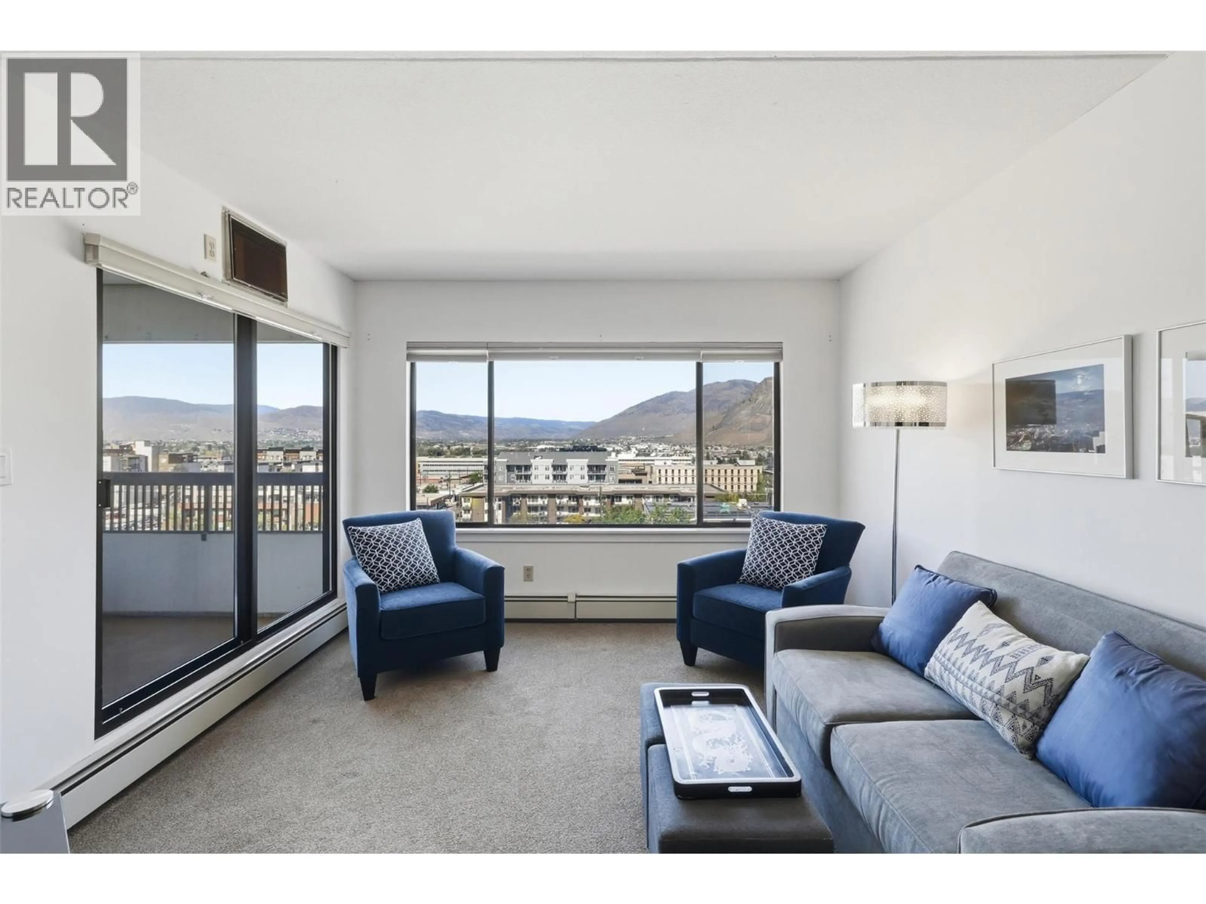 Living room with furniture, unknown for 701 - 525 NICOLA STREET, Kamloops British Columbia V2C6J5