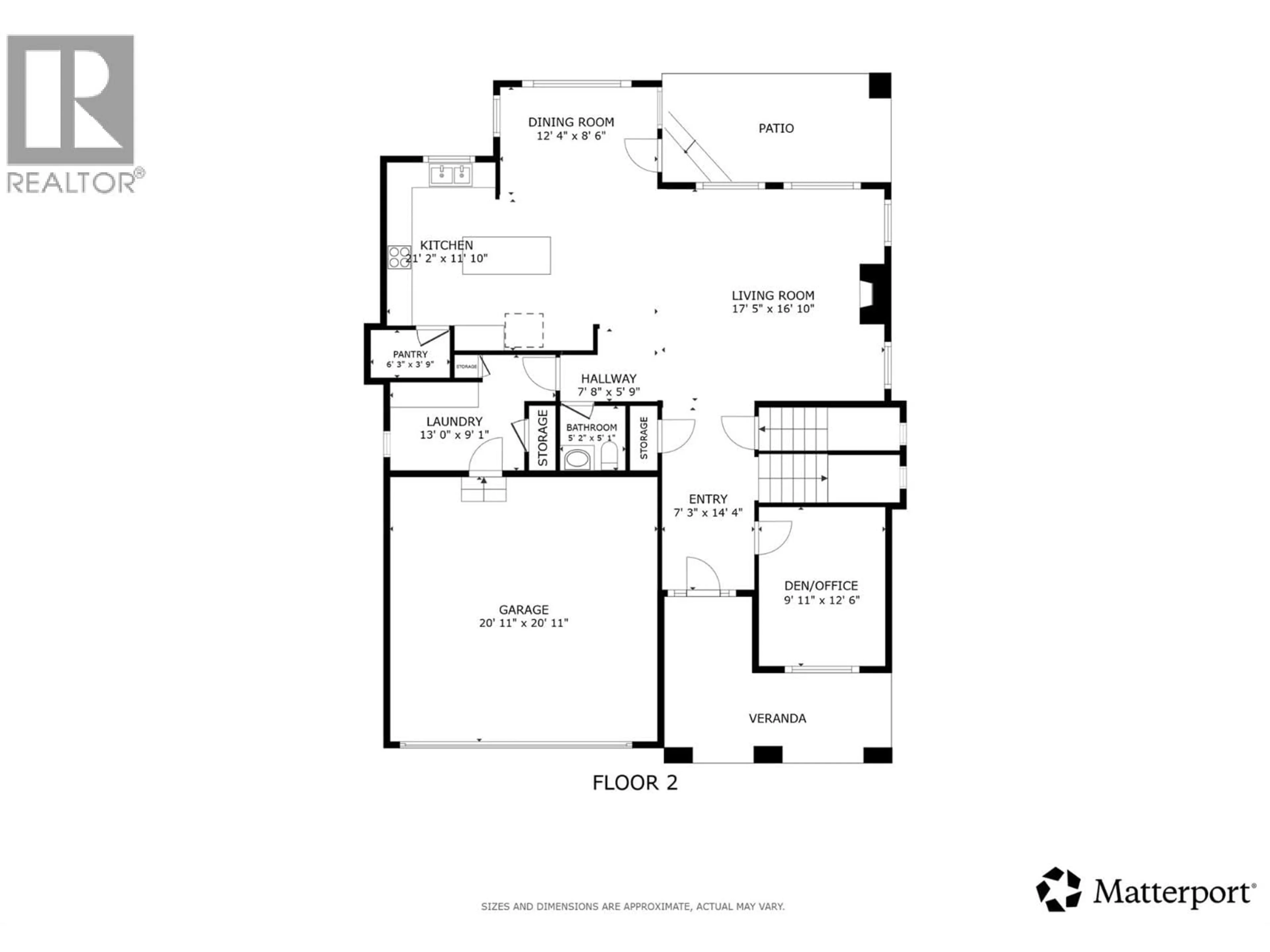 Floor plan for 5507 LEE LANE, Kelowna British Columbia V1W5H2