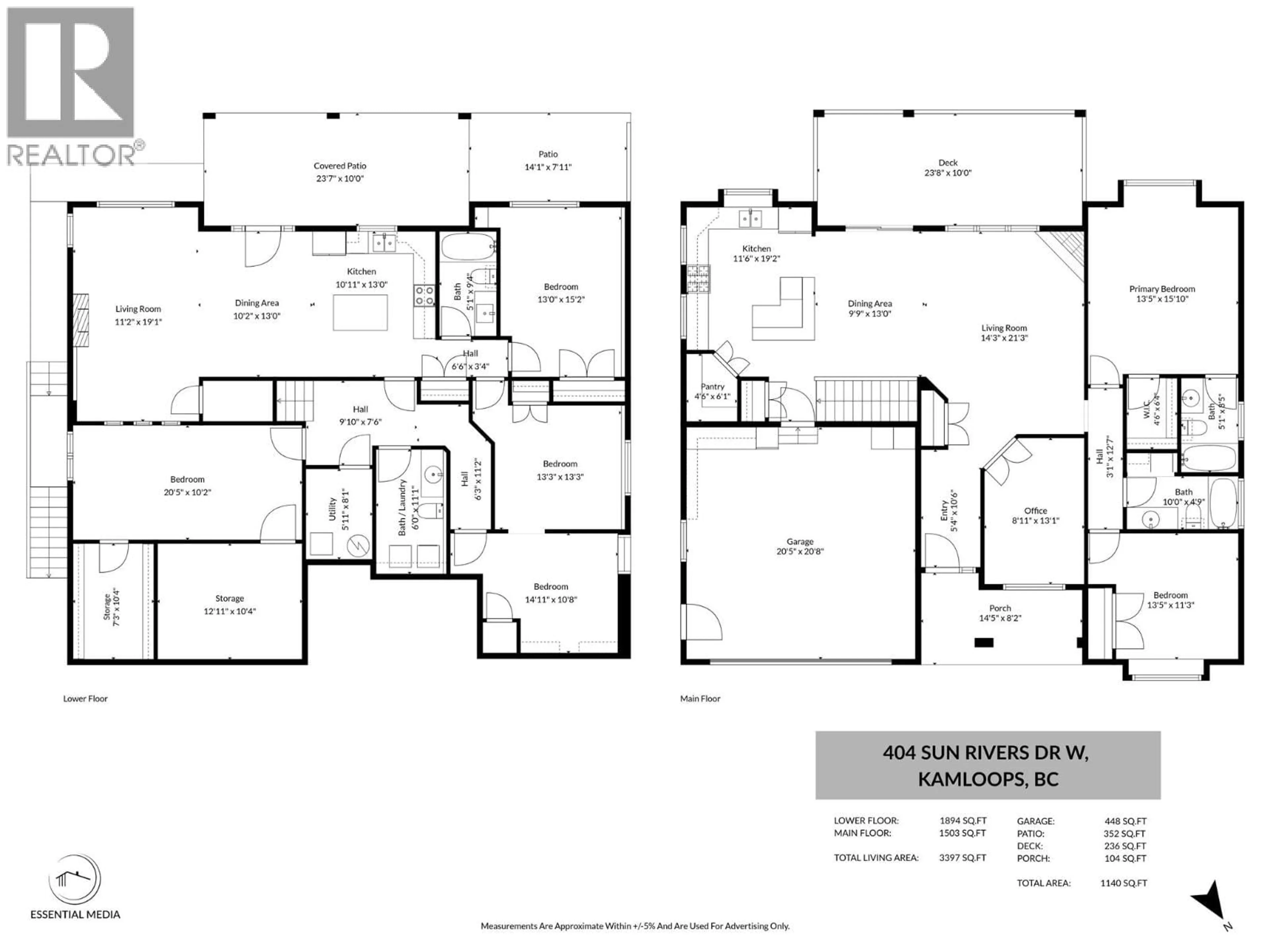 Floor plan for 404 SUN RIVERS DRIVE WEST, Kamloops British Columbia V2H1R6