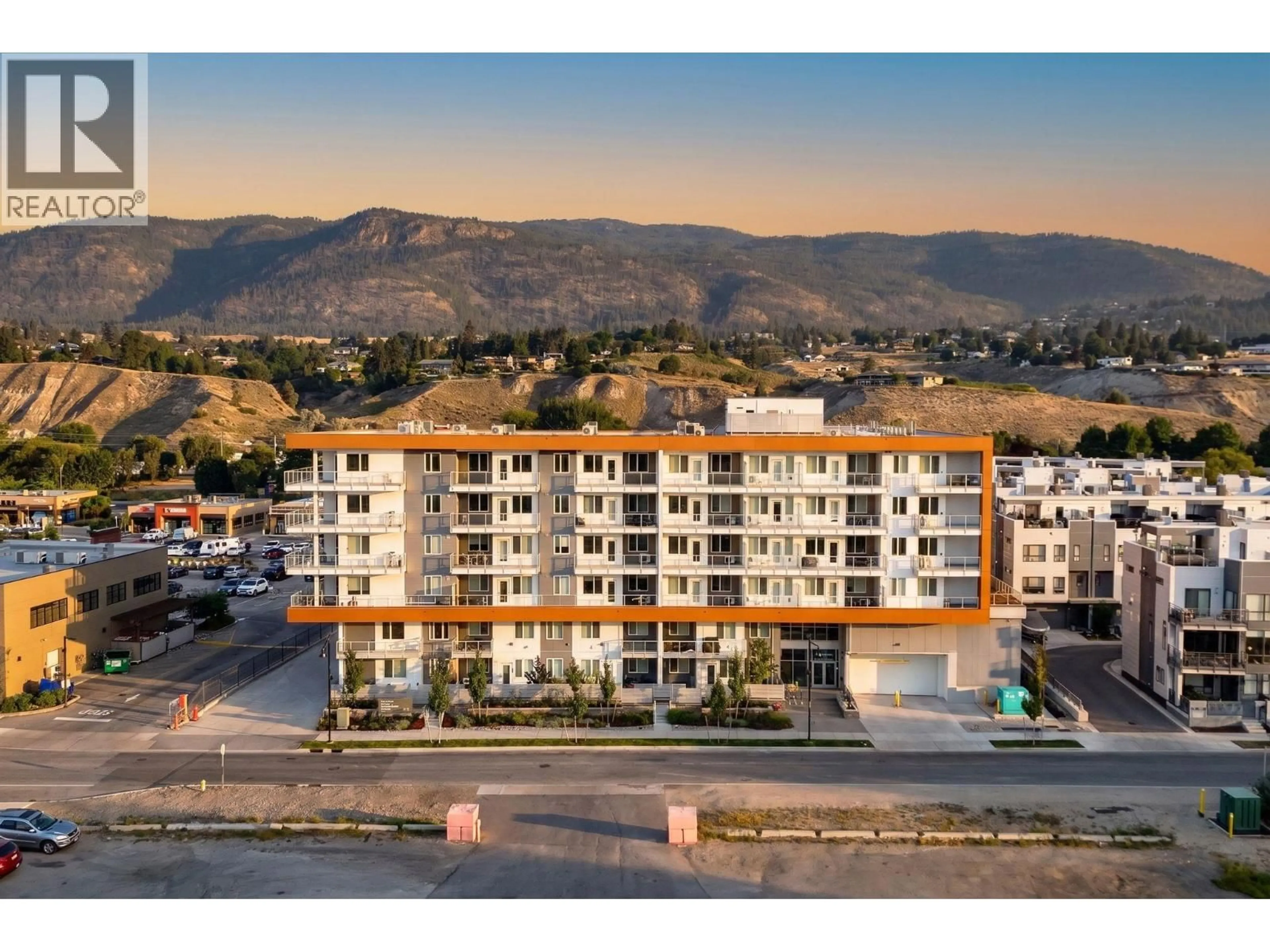 A pic from outside/outdoor area/front of a property/back of a property/a pic from drone, unknown for 512 - 271 WYLIE STREET, Penticton British Columbia V2A0L3