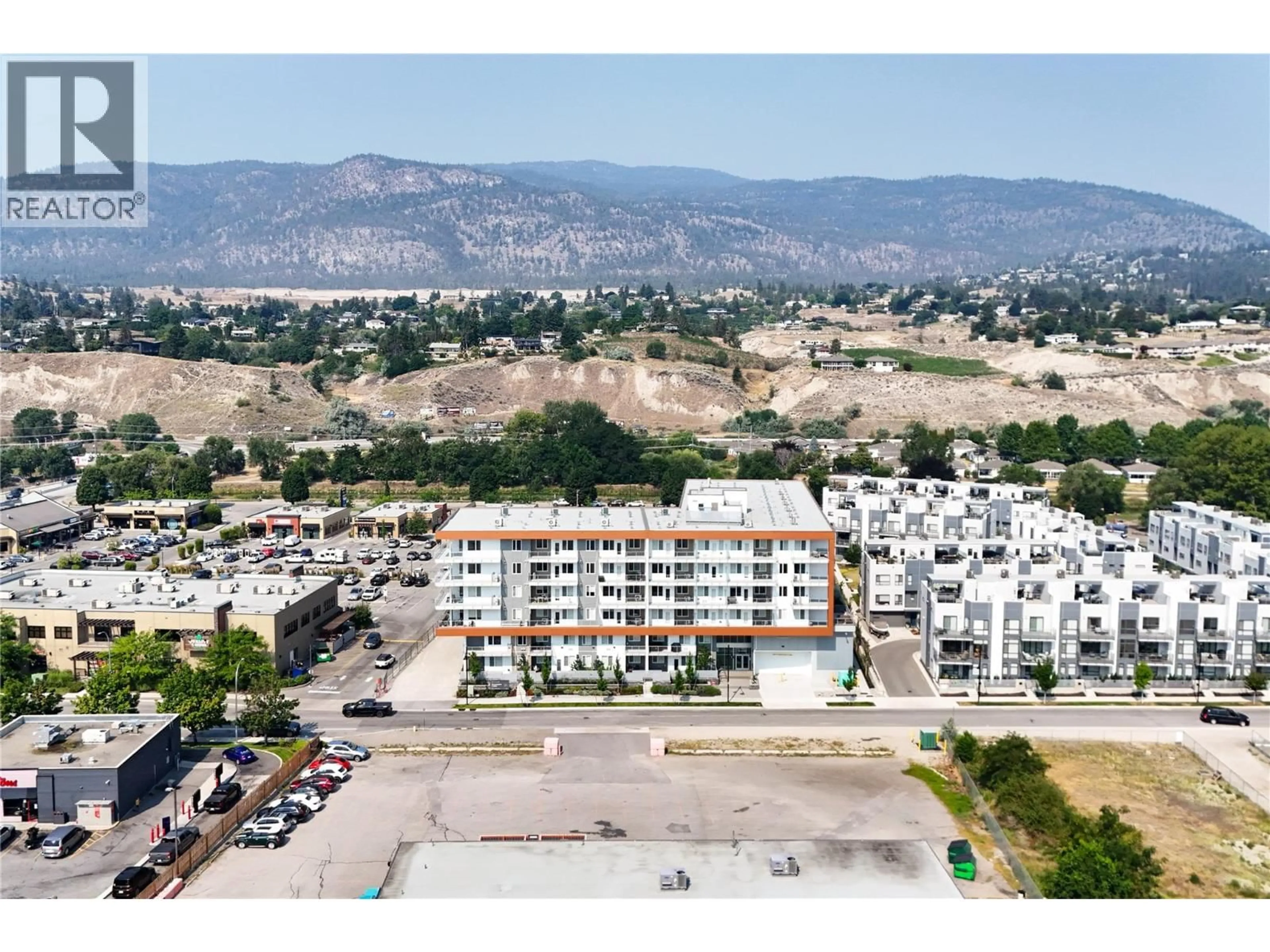 A pic from outside/outdoor area/front of a property/back of a property/a pic from drone, mountain view for 512 - 271 WYLIE STREET, Penticton British Columbia V2A0L3
