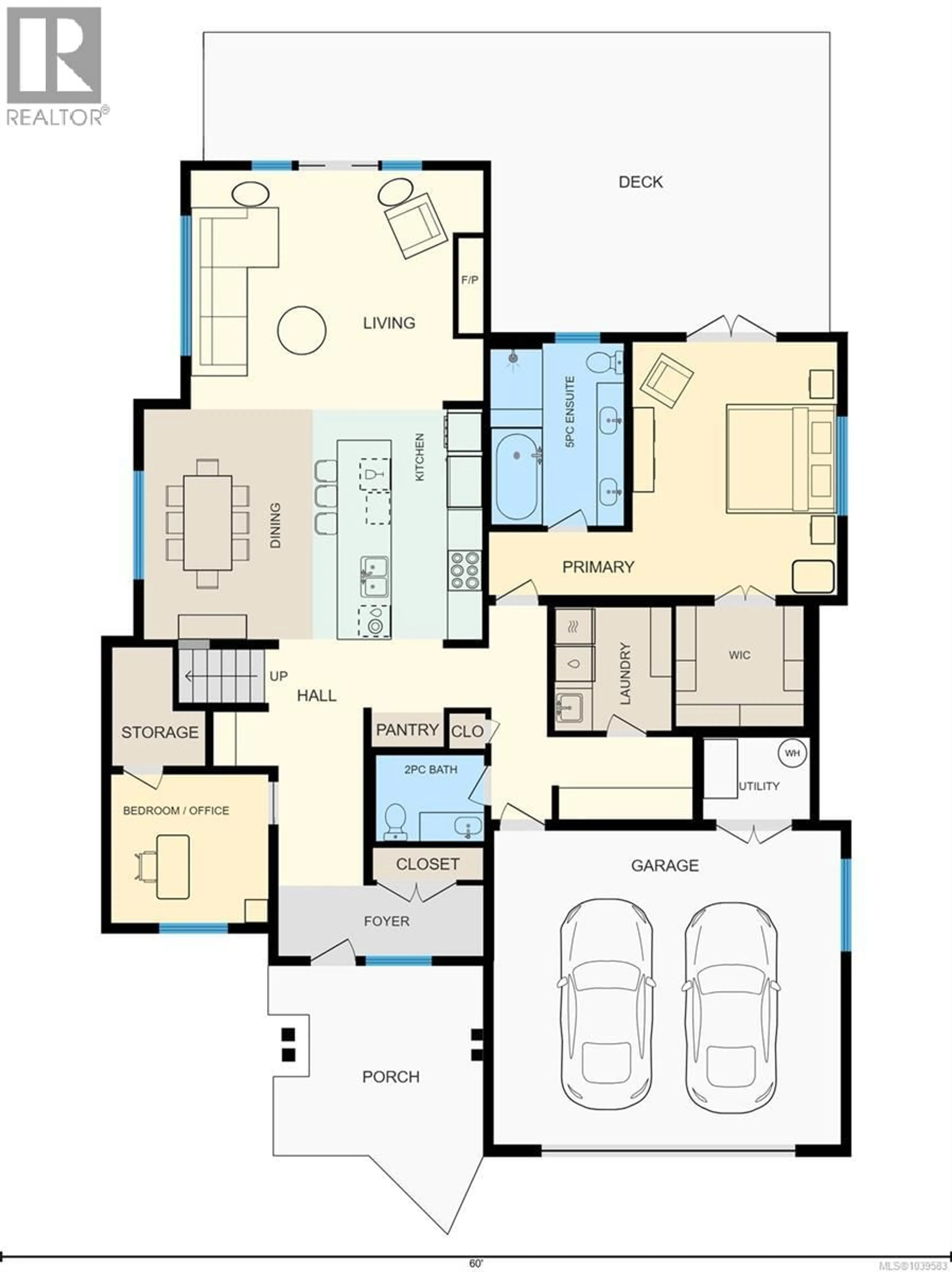 Floor plan for 266 CRESTLINE TERRACE, Nanaimo British Columbia V9T0H1