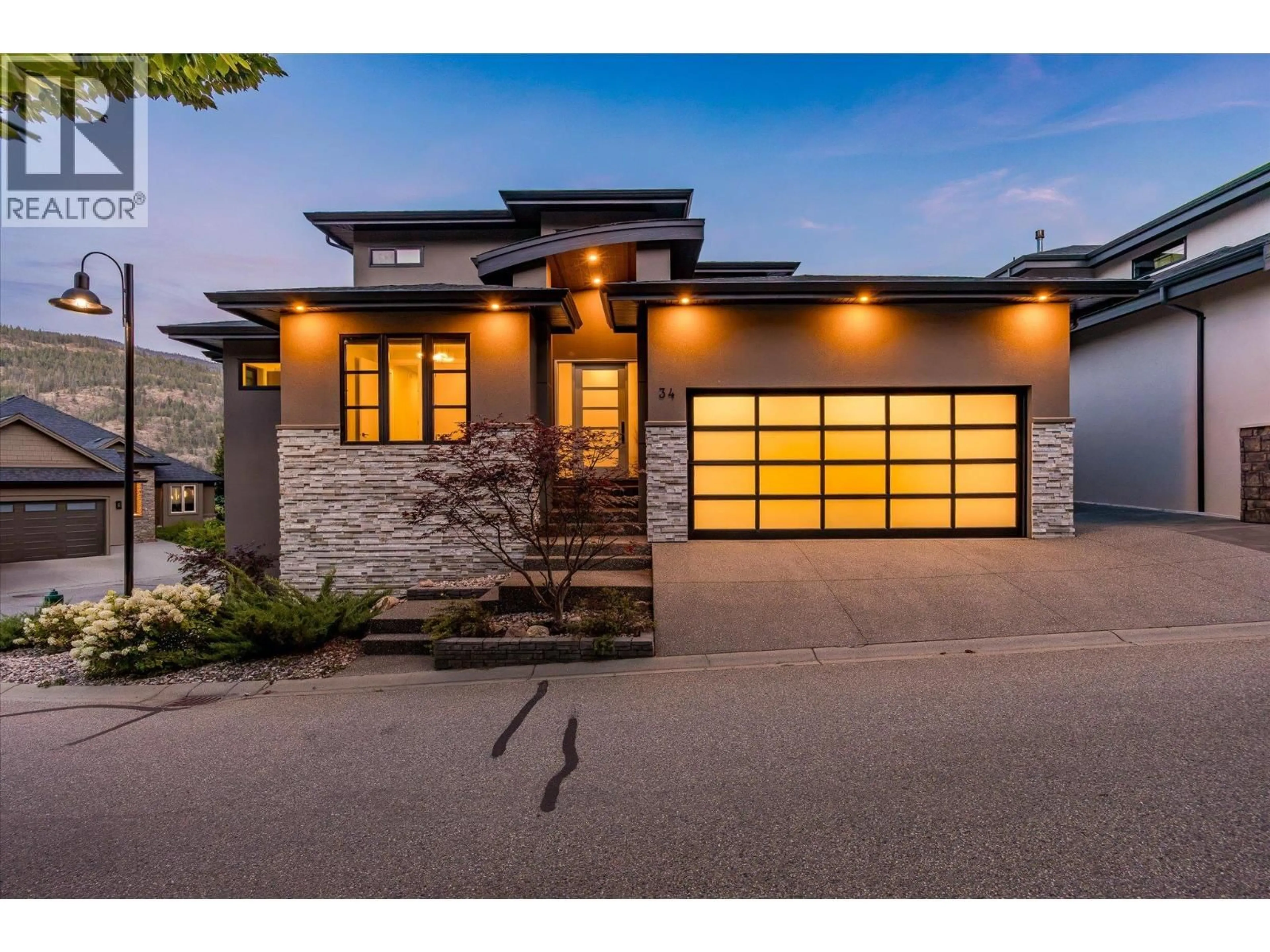 Home with brick exterior material, street for 34 - 18451 CRYSTAL WATERS ROAD, Lake Country British Columbia V4V2G2