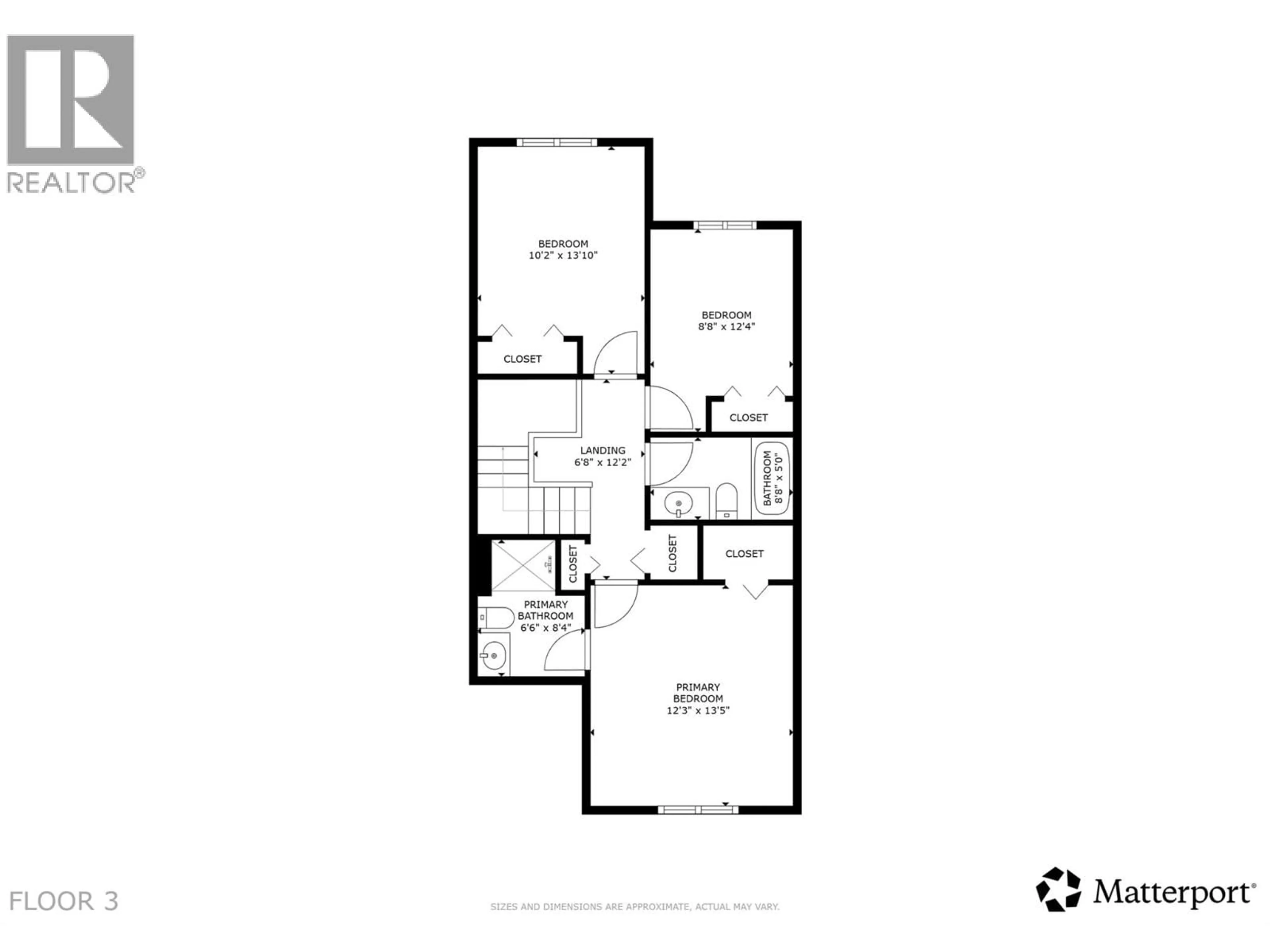 Floor plan for 3 - 335 GERSTMAR ROAD, Kelowna British Columbia V1X4A6