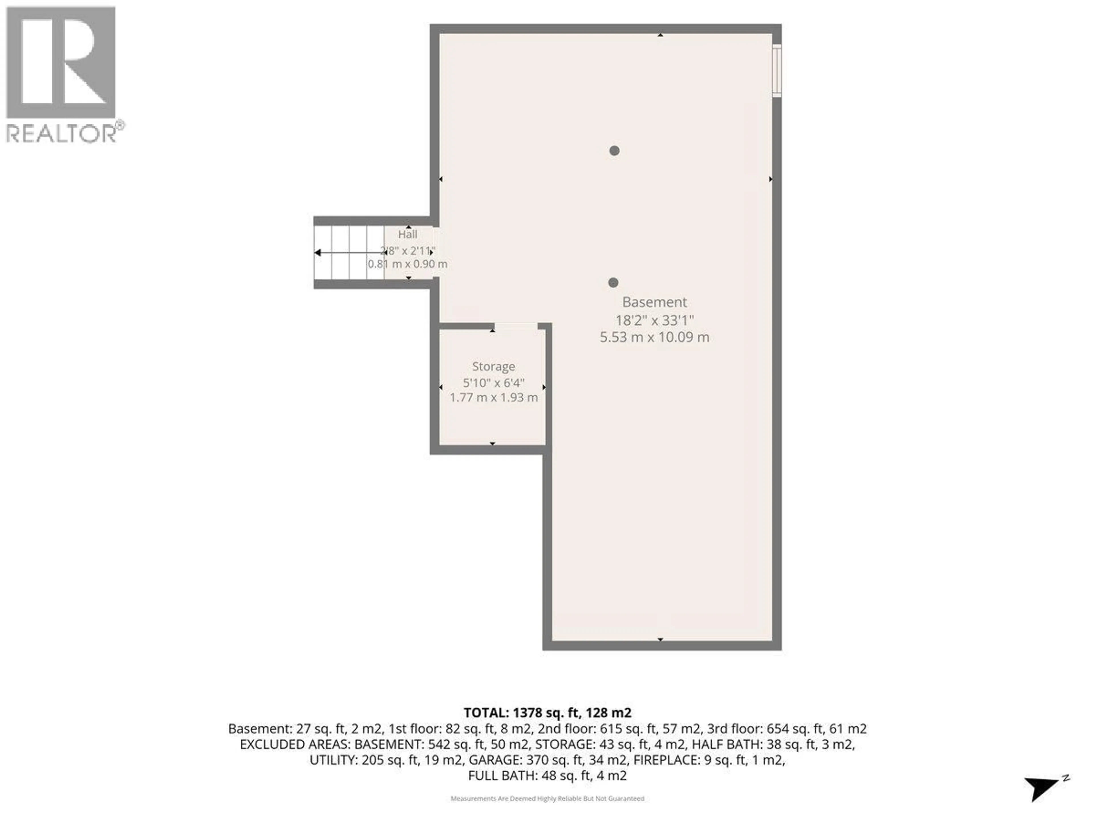 Floor plan for 9878 VICTORIA STREET, Fernie British Columbia V0B1M5