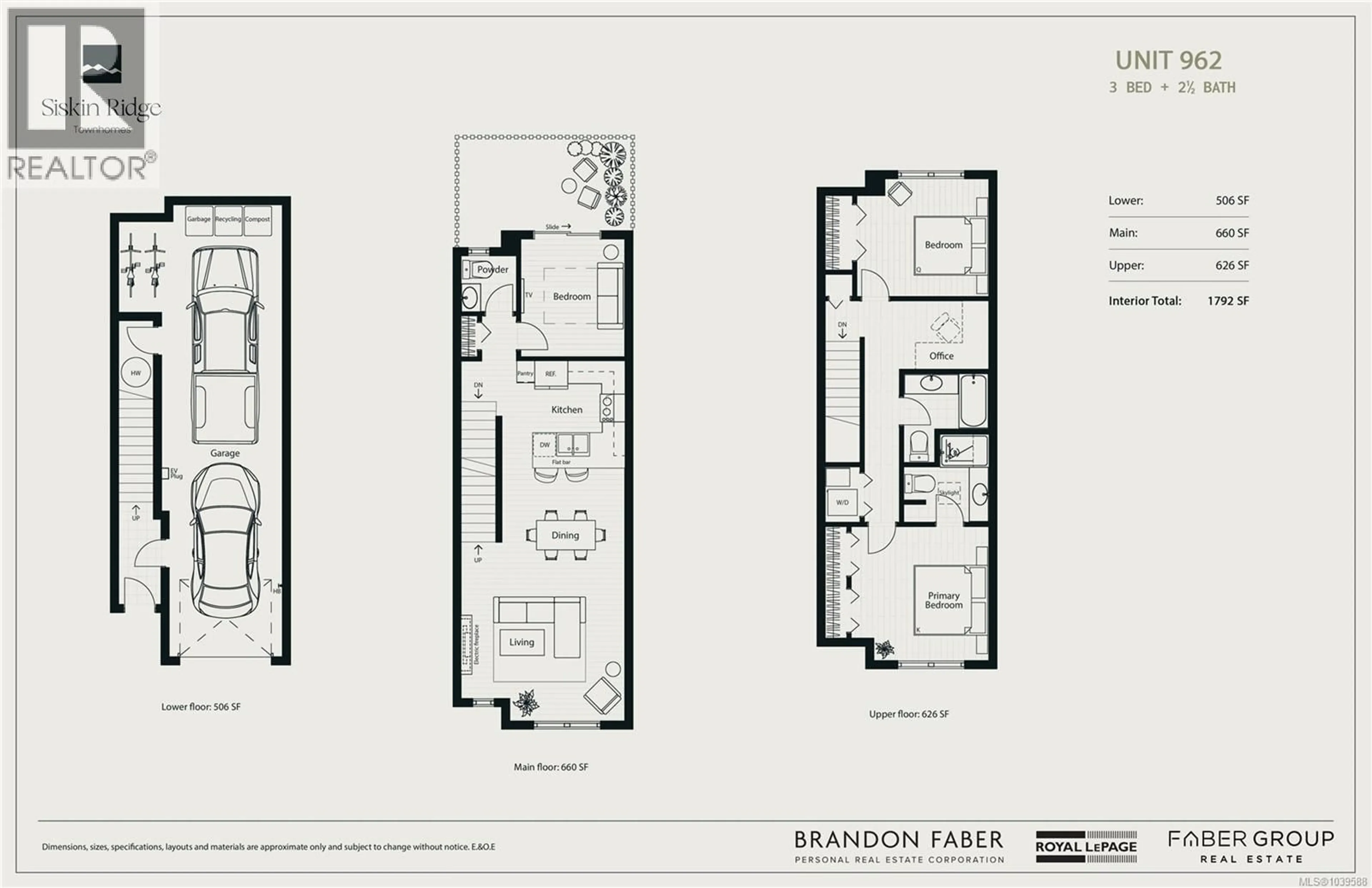 Floor plan for 962 SISKIN RIDGE, Langford British Columbia V9C2X9