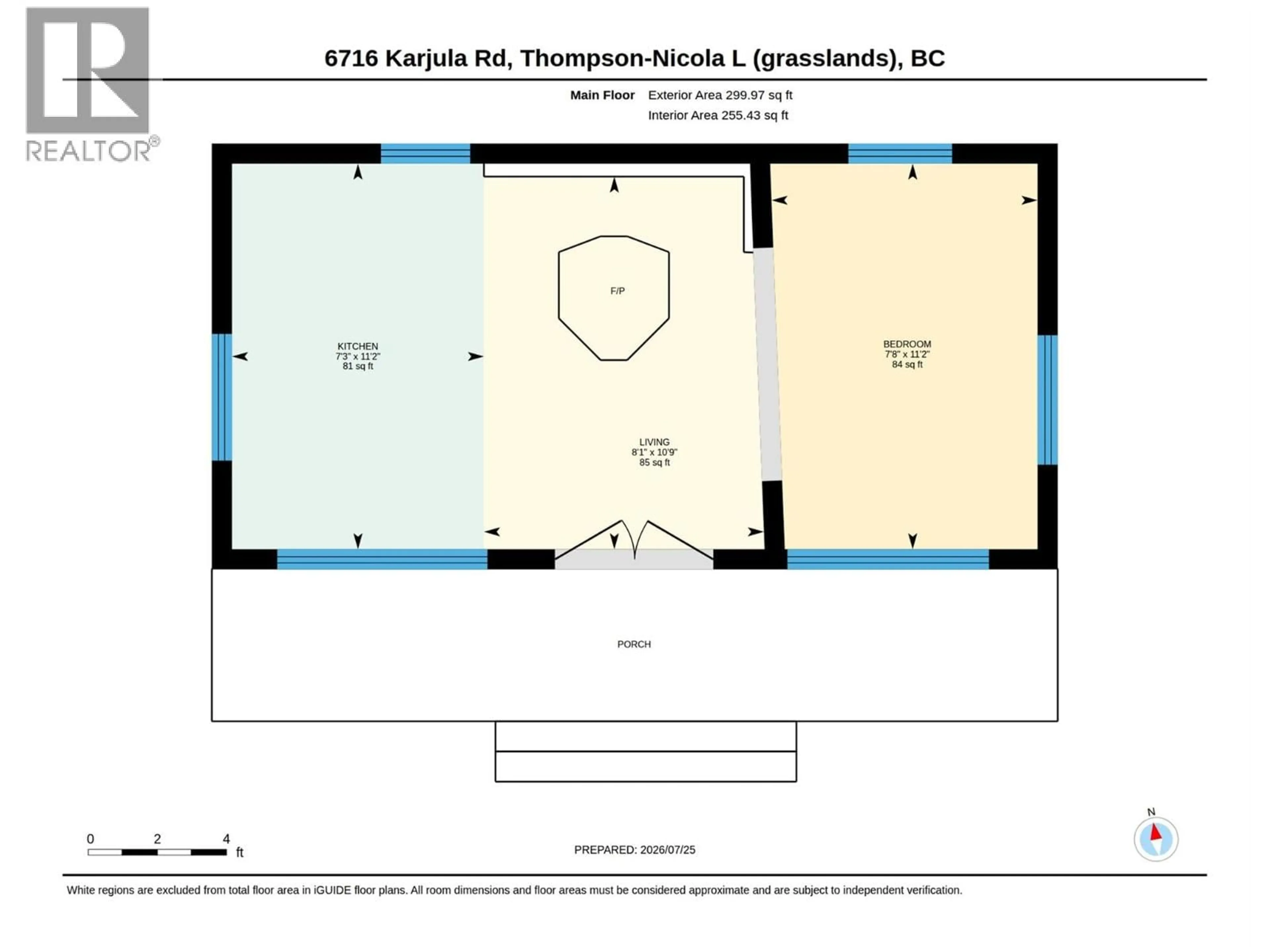 Floor plan for 6716 KARJULA ROAD, Falkland British Columbia V0E1W1