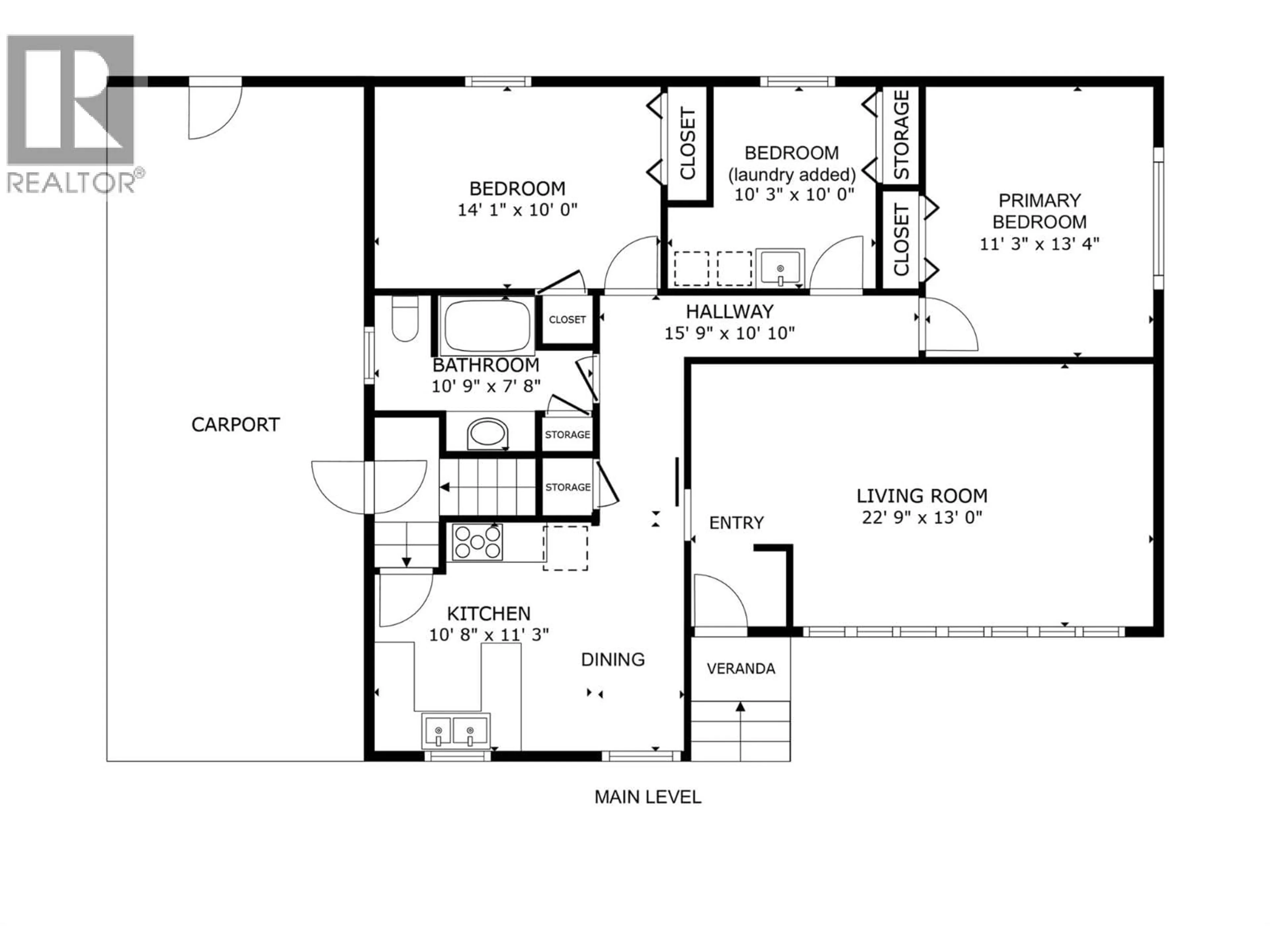 Floor plan for 1206 LAWSON AVENUE, Kelowna British Columbia V1Y6T9