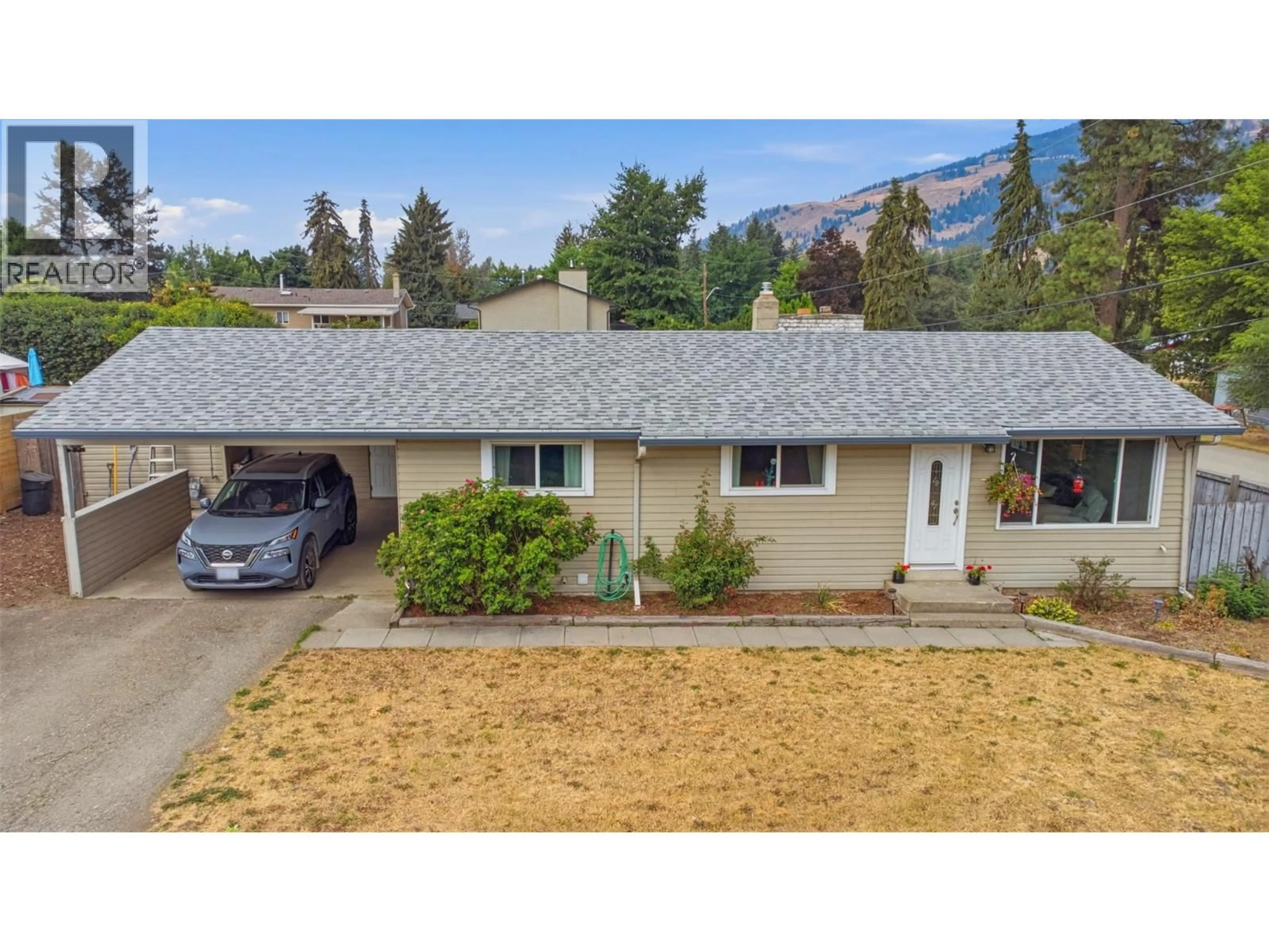 A pic from outside/outdoor area/front of a property/back of a property/a pic from drone, mountain view for 9694 SCHOOL ROAD, Coldstream British Columbia V1B3G4