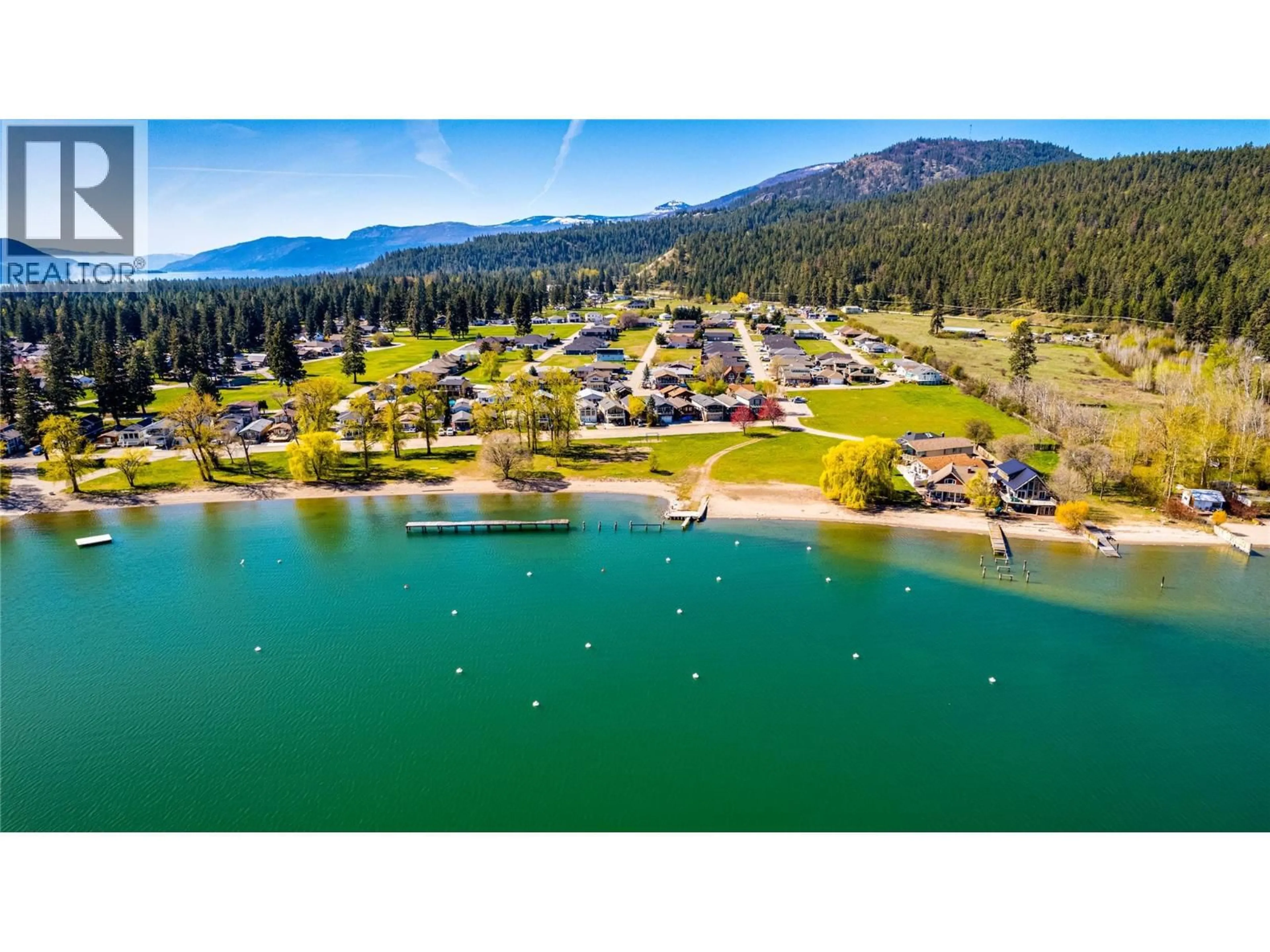 A pic from outside/outdoor area/front of a property/back of a property/a pic from drone, water/lake/river/ocean view for 121 DEER STREET, Vernon British Columbia V1H2A1