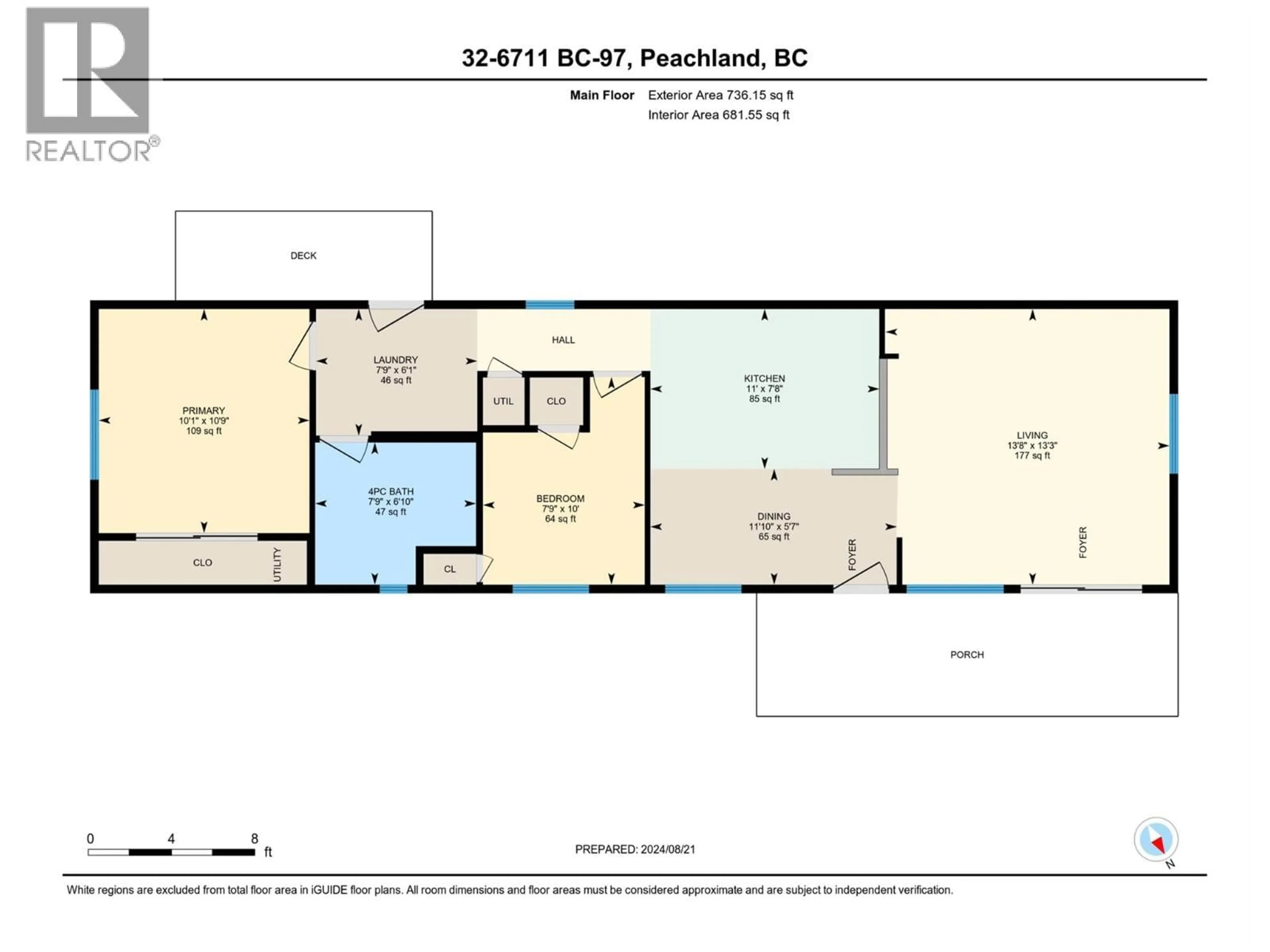 Floor plan for 32 - 6711 HIGHWAY 97 OTHER SOUTH, Peachland British Columbia V0H1X9