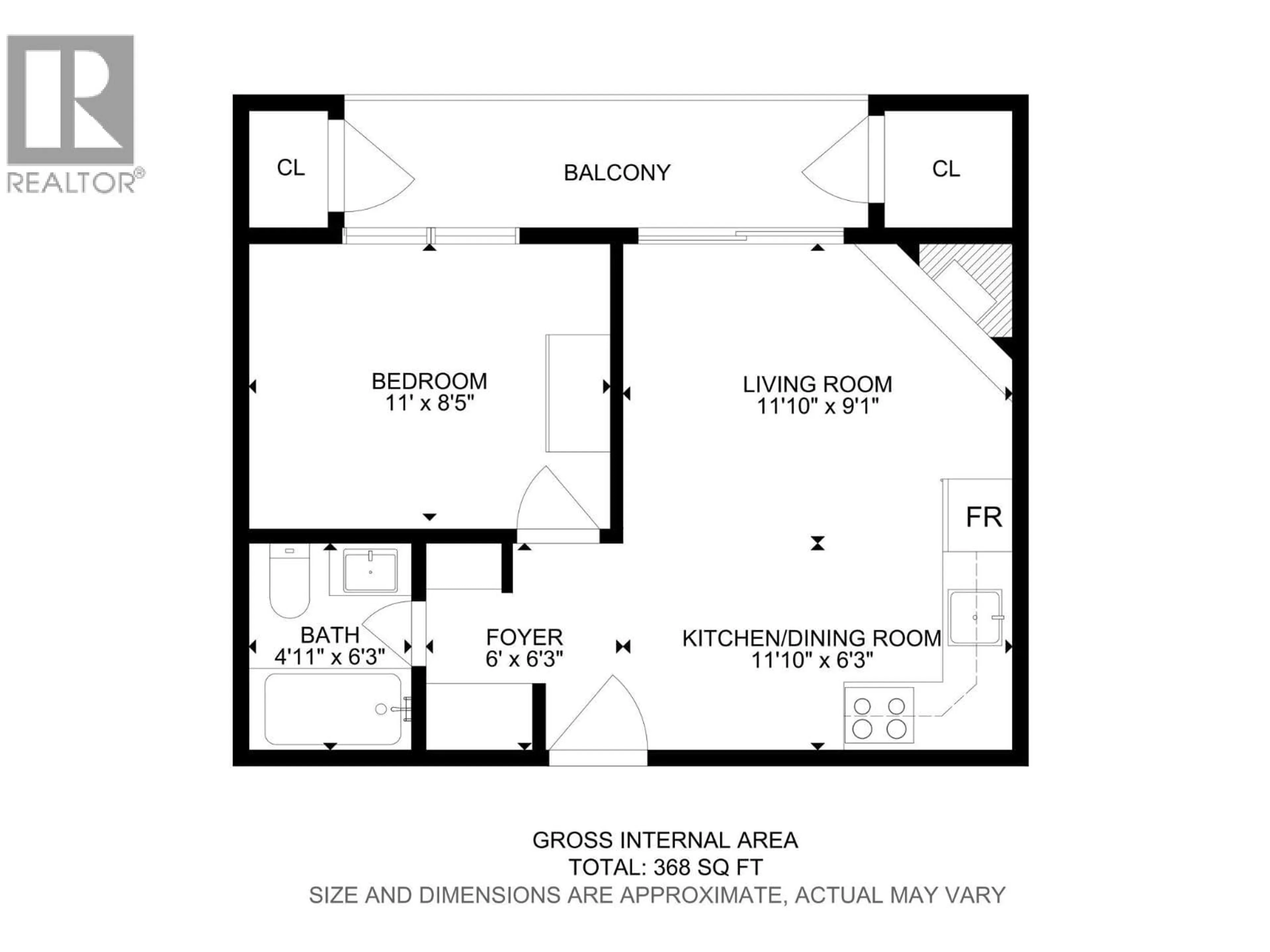 Floor plan for 206 - 20 KETTLE VIEW ROAD, Big White British Columbia V1P1T4