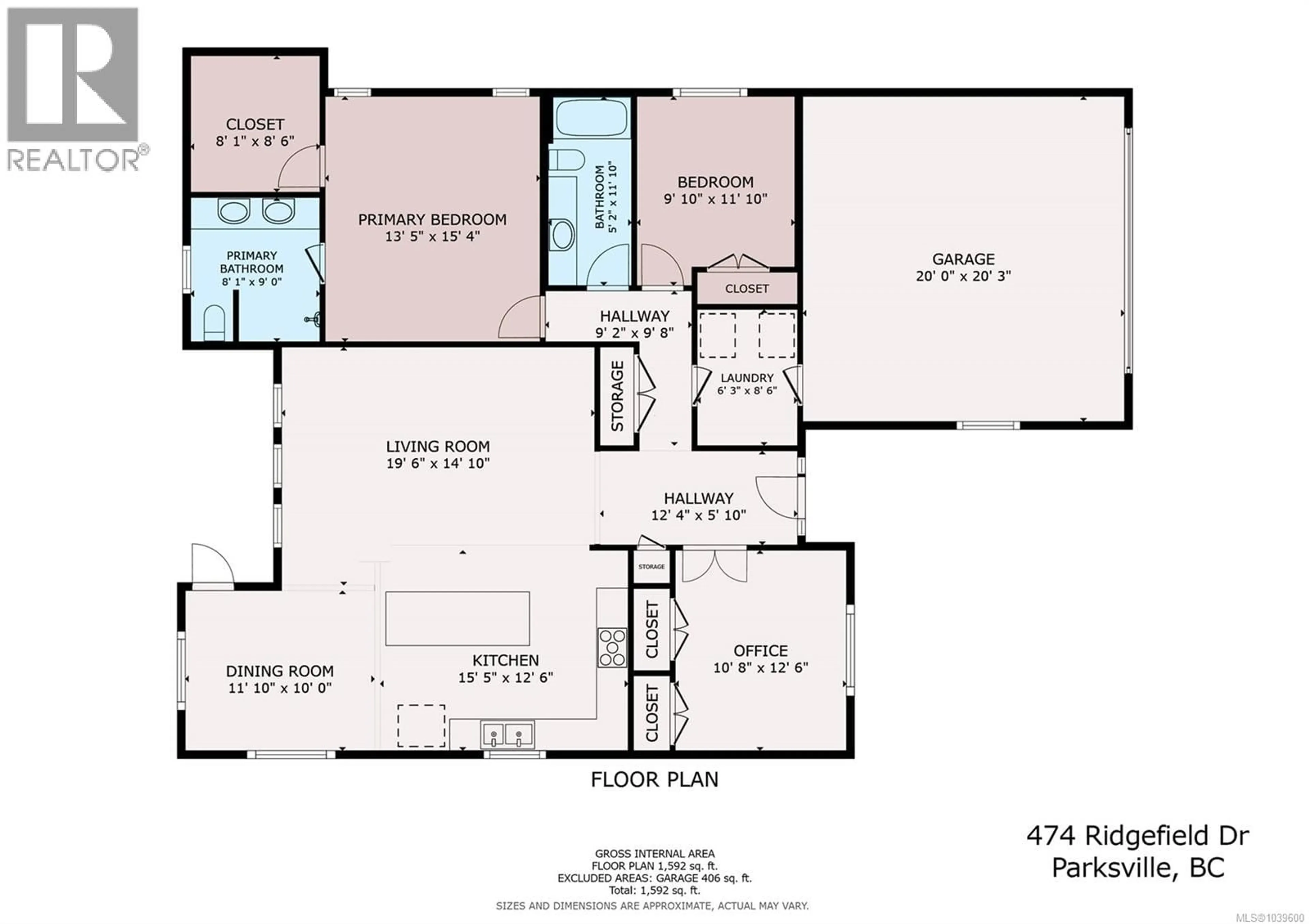 Floor plan for 474 RIDGEFIELD DRIVE, Parksville British Columbia V9P0E2