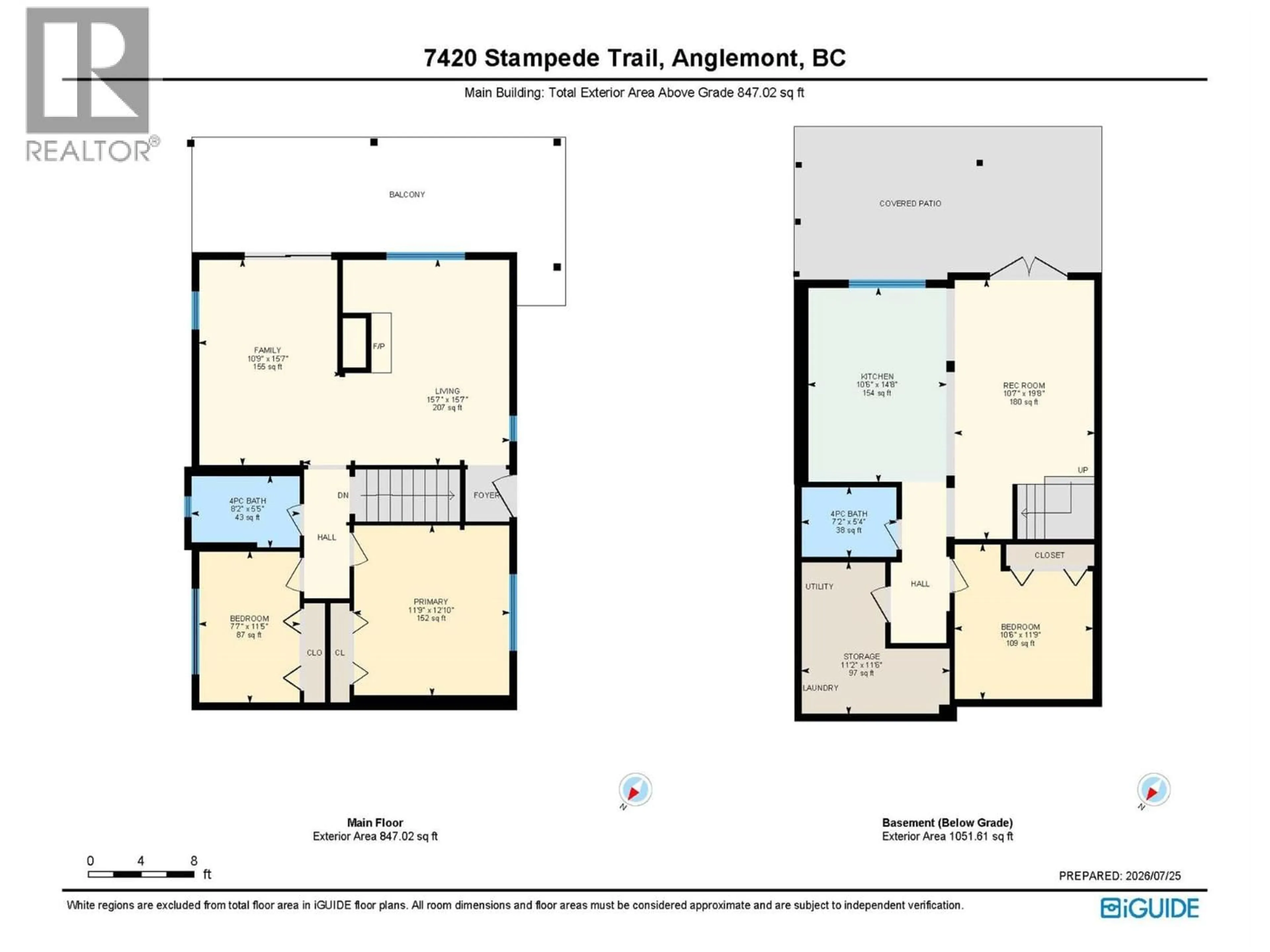 Floor plan for 7420 STAMPEDE TRAIL, Anglemont British Columbia V0E1M8