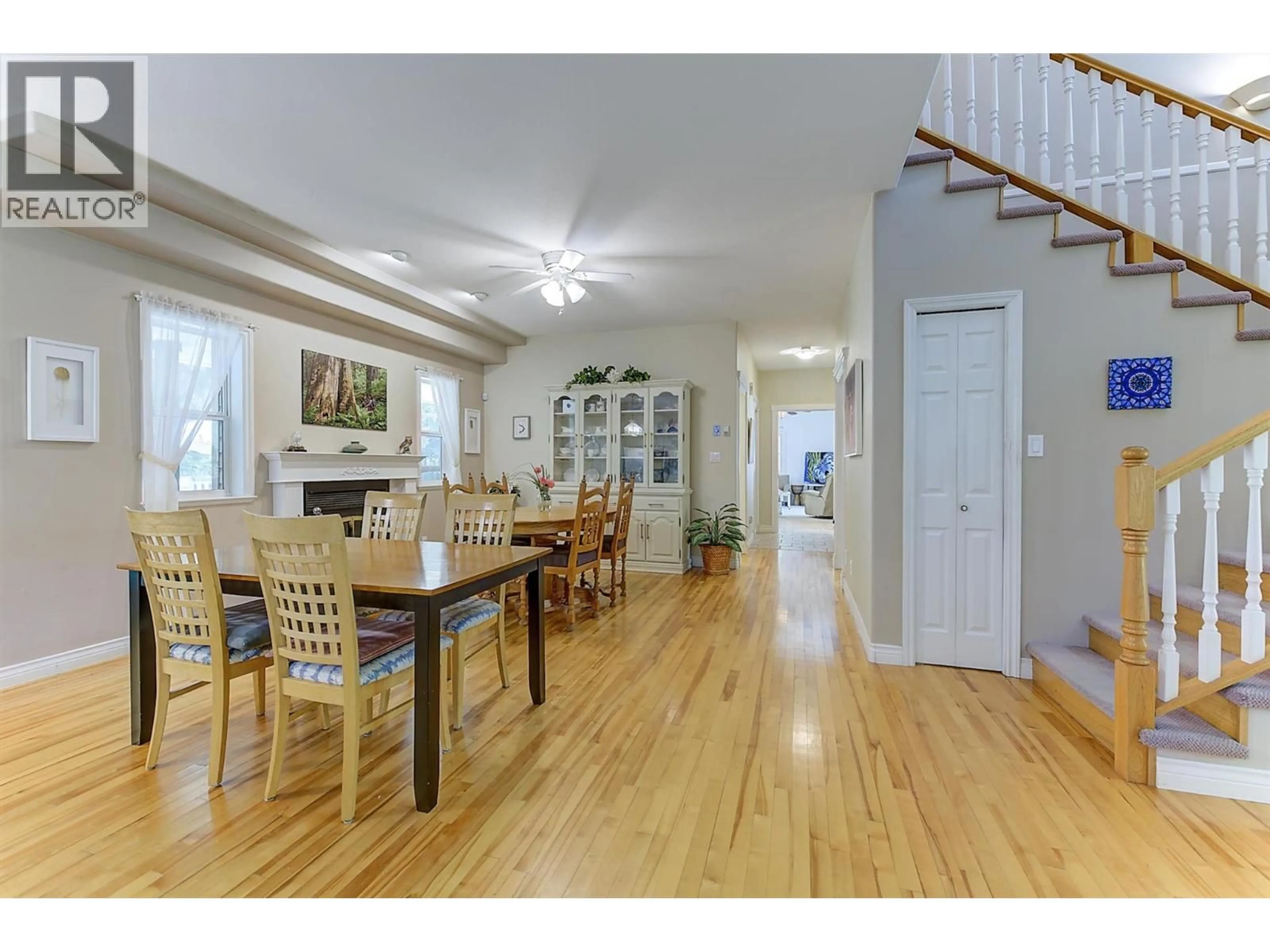 Dining room, wood/laminate floor for 46 NOVOTING ROAD, Enderby British Columbia V4Y4K6